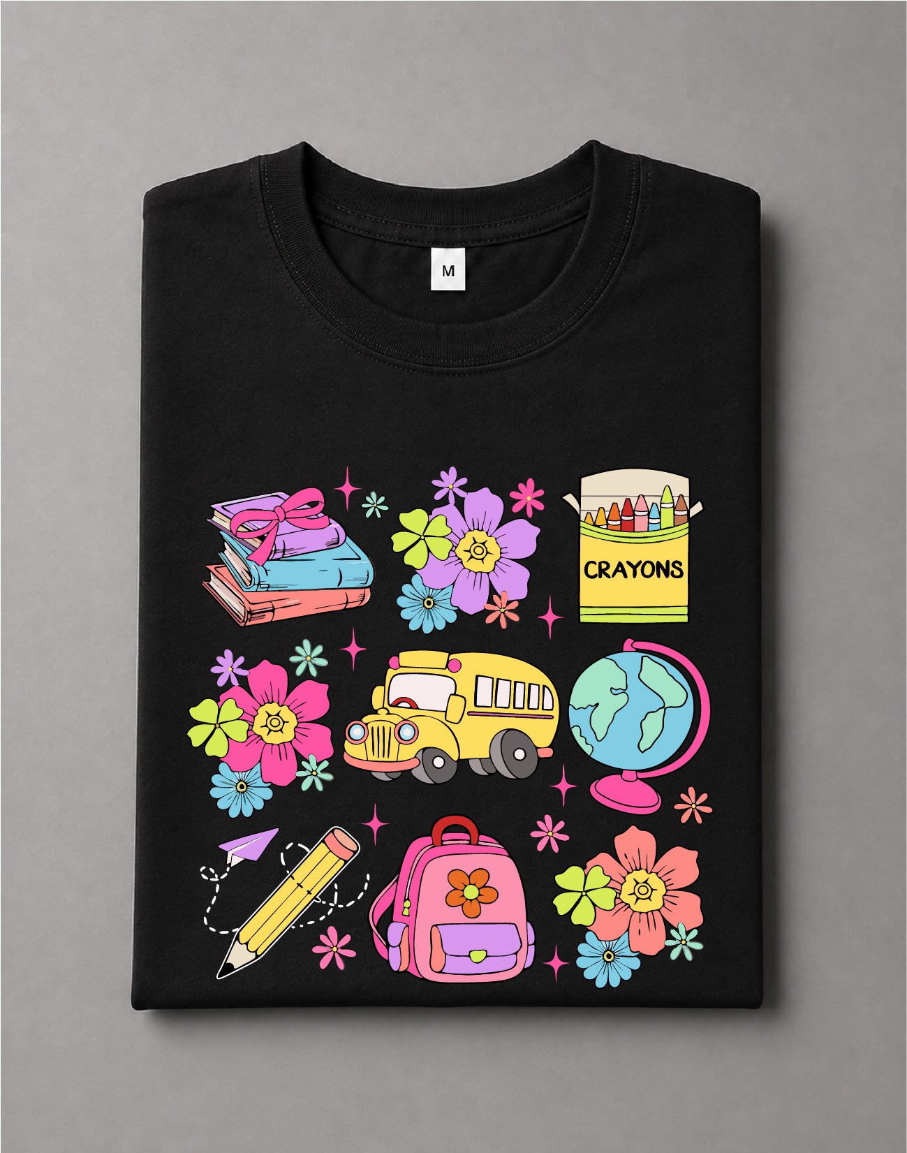 Coquette Teacher Shirt – Cute Bow Teacher Graphic Tee, Preppy Educator Shirt – DTF-22