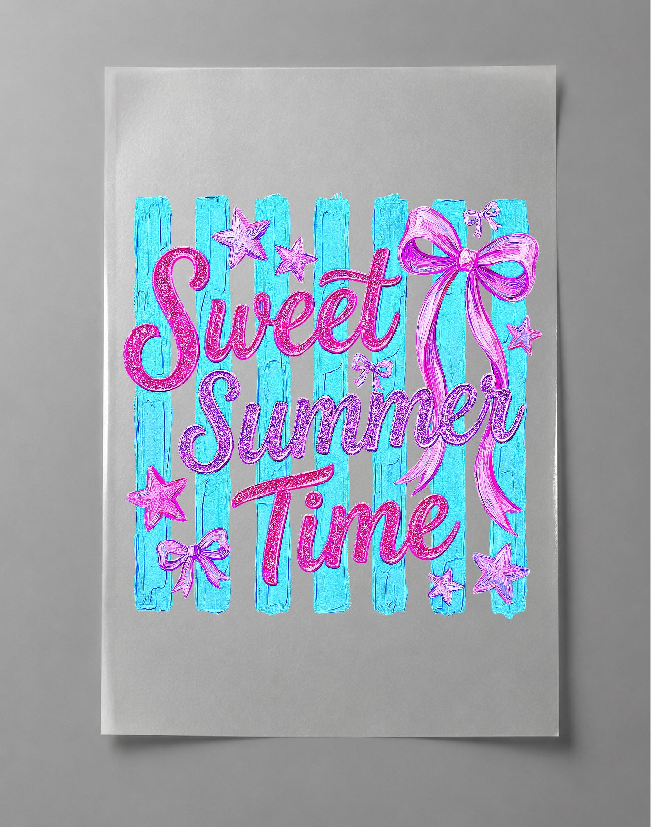 Sweet Summer Time Shirt – Brush Stipped Summer Graphic Tee, Cute Summer Shirt, Vacation Tee – DTF-32