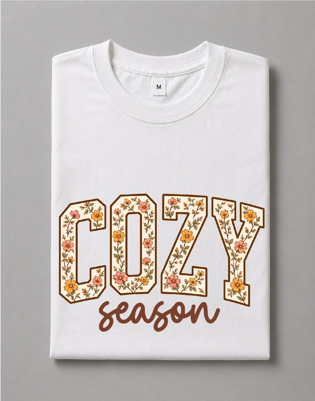 Cozy Season Thanksgiving Shirt – Fall Graphic Tee, Thanksgiving Shirt, Autumn Seasonal Tee – DTF-38