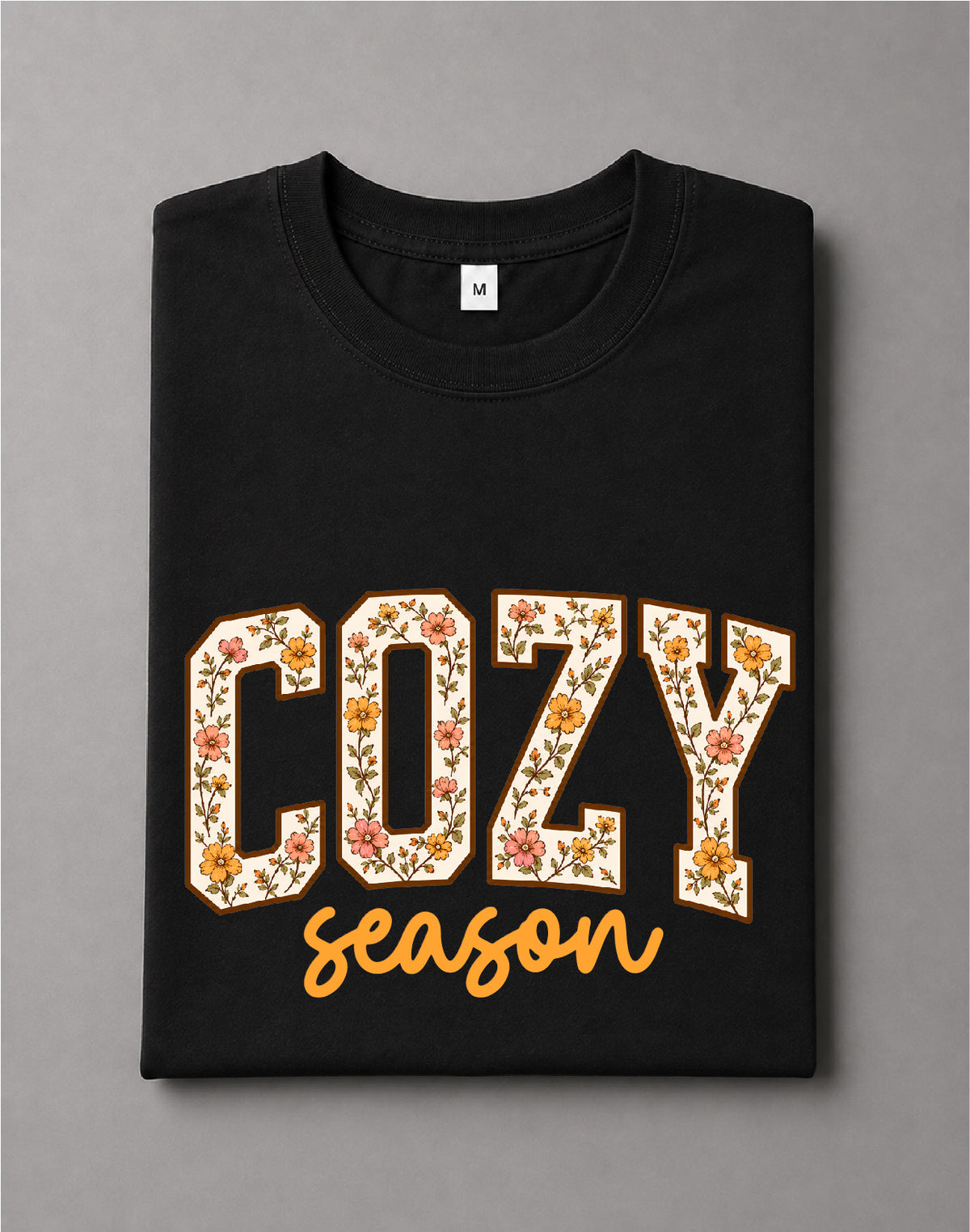 Cozy Season Thanksgiving Shirt – Fall Graphic Tee, Thanksgiving Shirt, Autumn Seasonal Tee – DTF-38