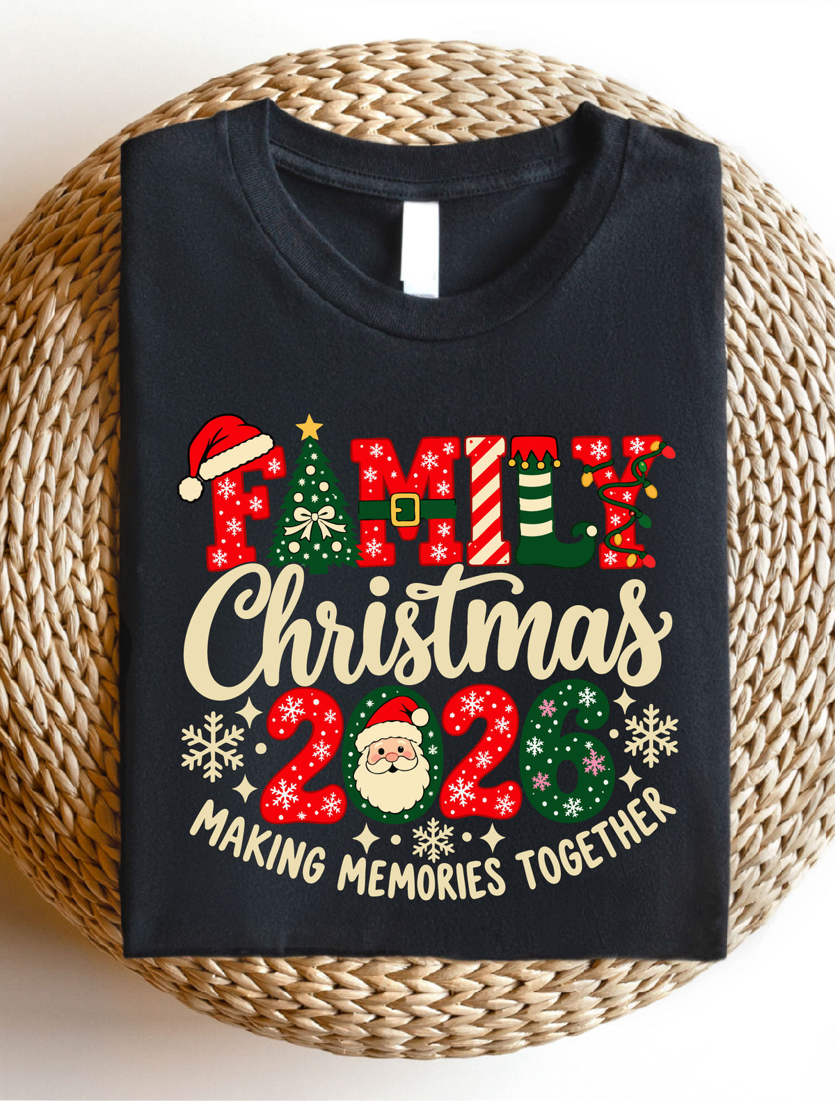 Family Christmas 2026 Making Memories Together T-Shirt, Sweatshirt, Hoodie