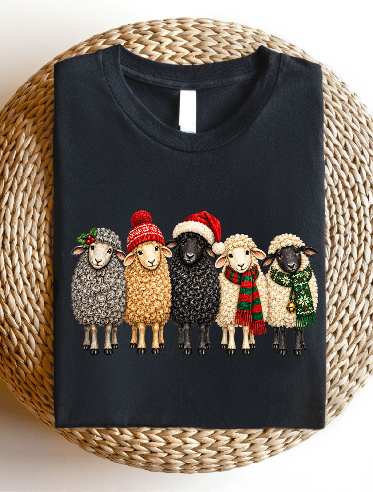 Christmas Sheep T-Shirt, Sweatshirt, Hoodie