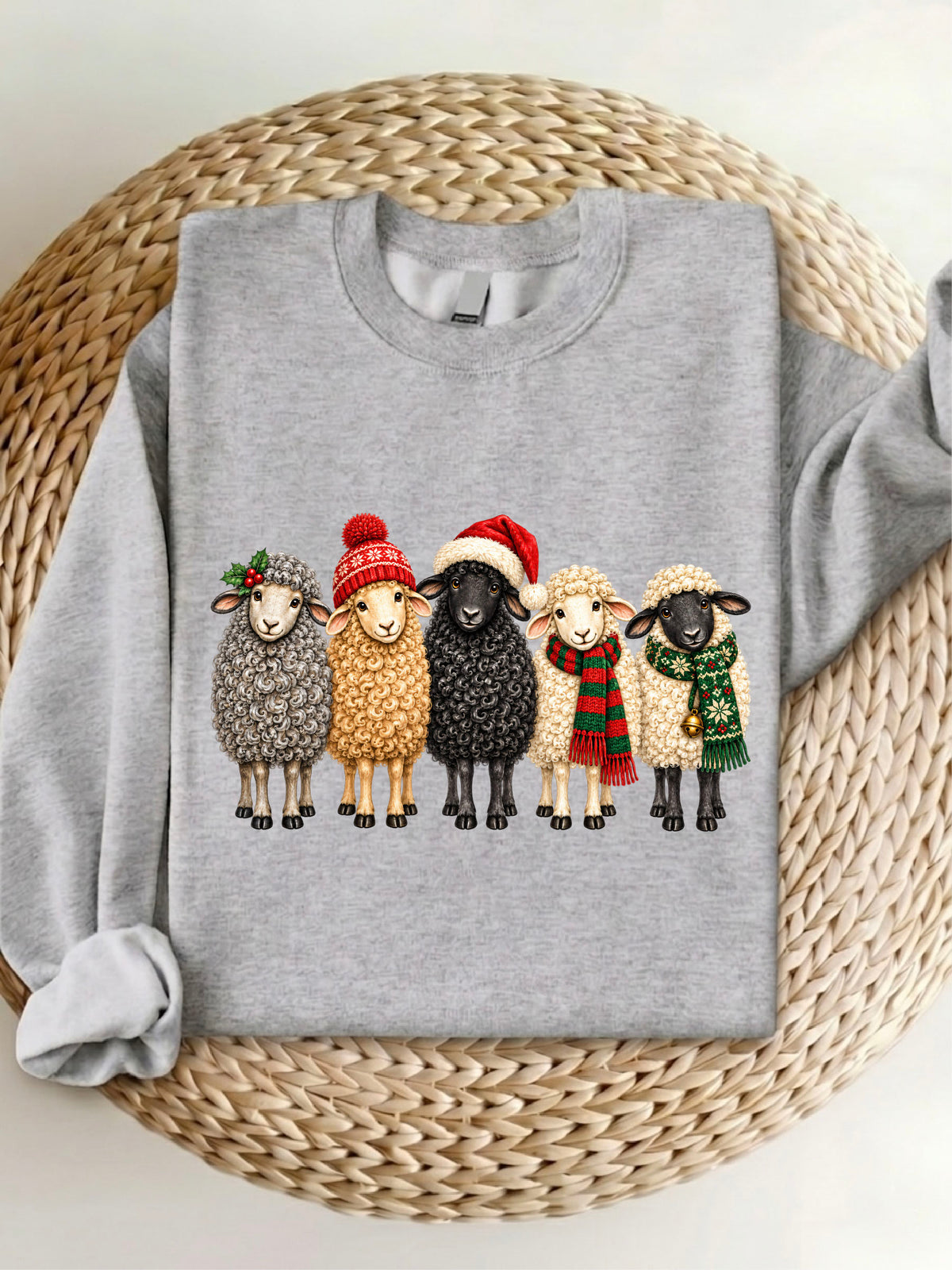 Christmas Sheep T-Shirt, Sweatshirt, Hoodie
