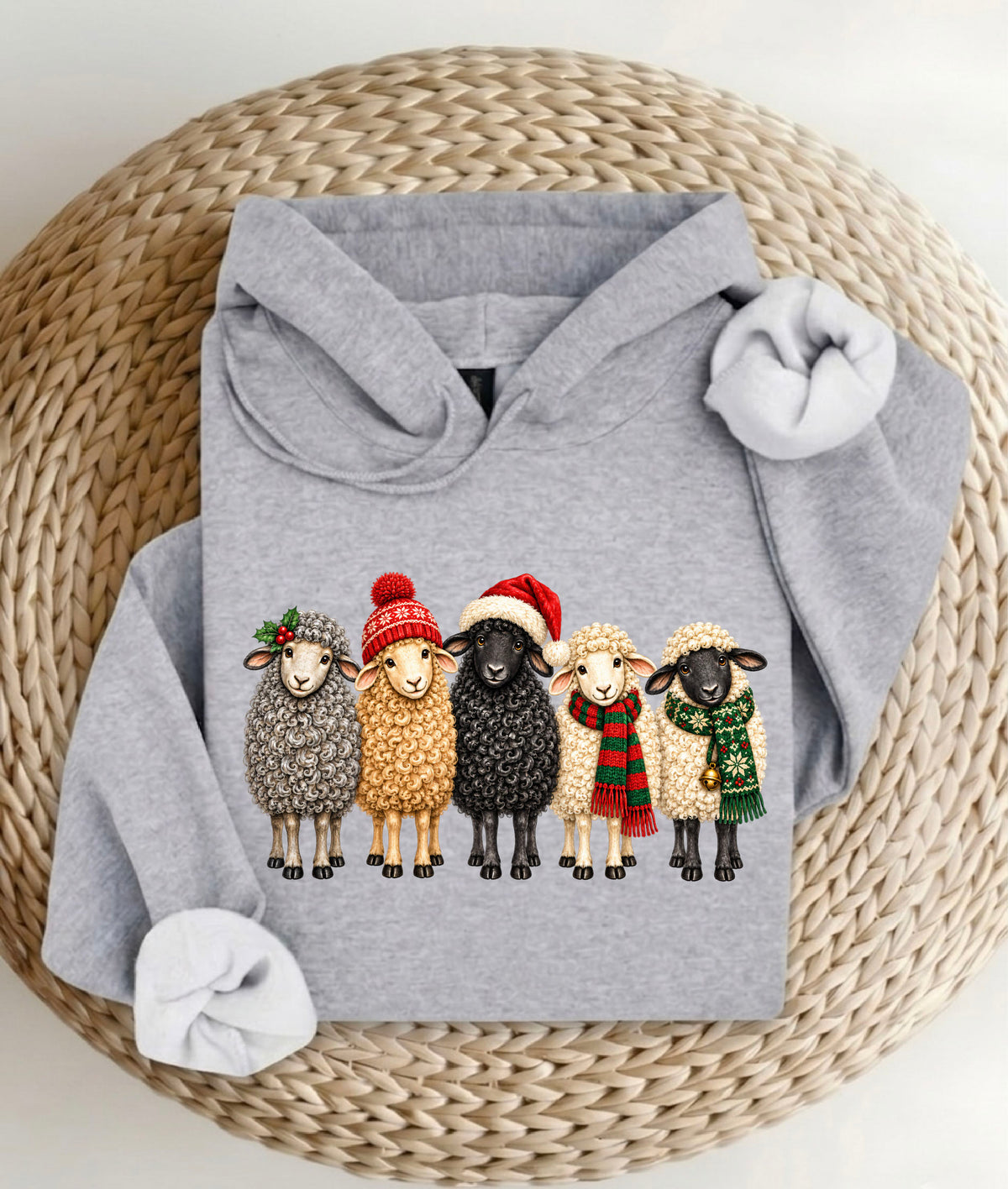 Christmas Sheep T-Shirt, Sweatshirt, Hoodie