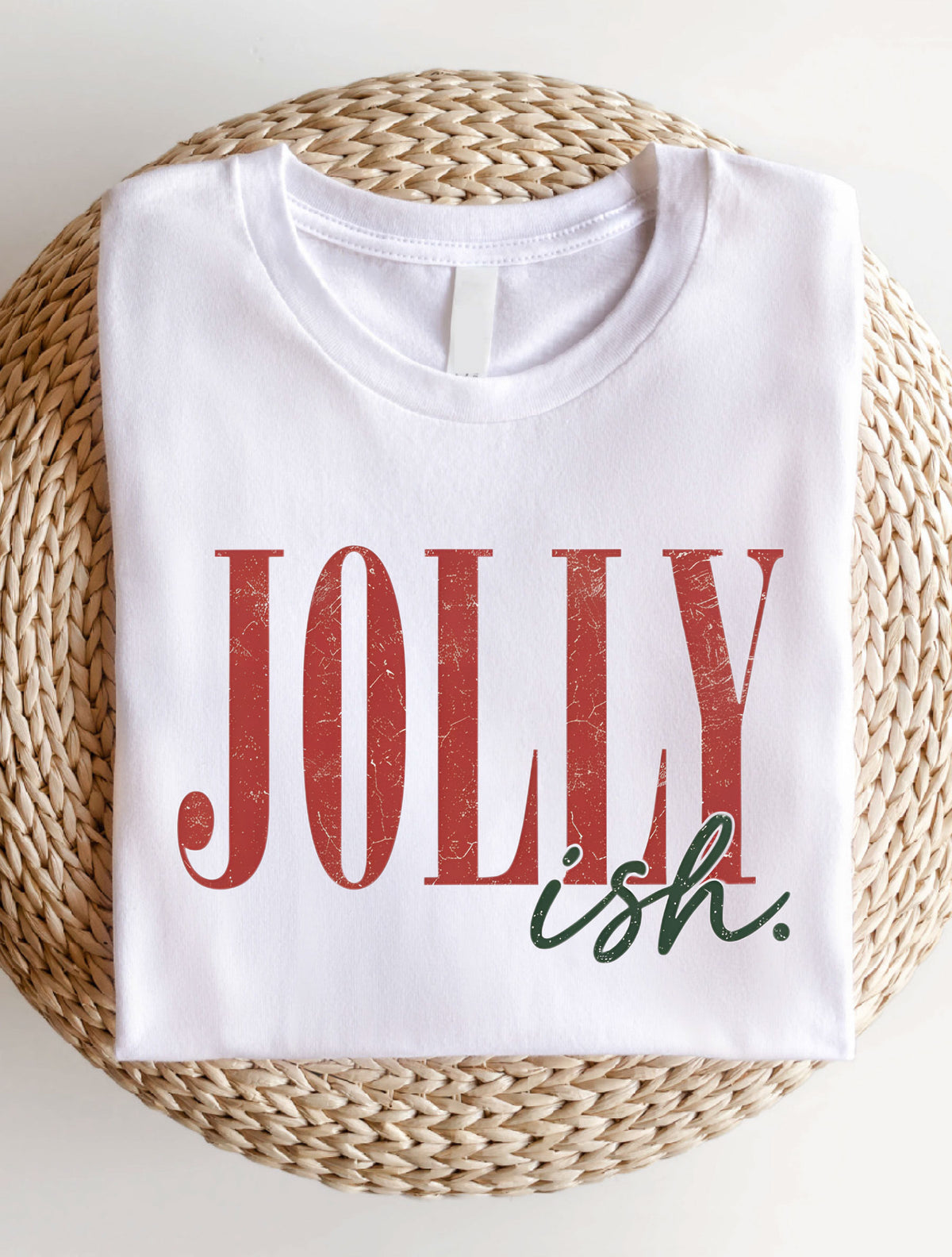Jolly-Ish Shirt | Retro Christmas Sweatshirt | Funny Holiday Hoodie | Jolly Christmas Gift