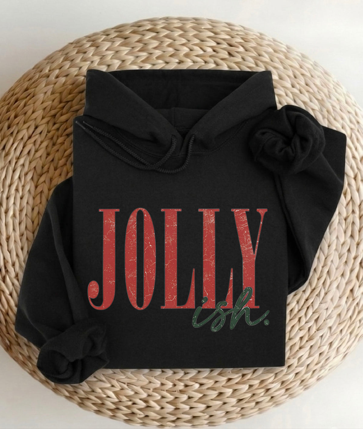Jolly-Ish Shirt | Retro Christmas Sweatshirt | Funny Holiday Hoodie | Jolly Christmas Gift