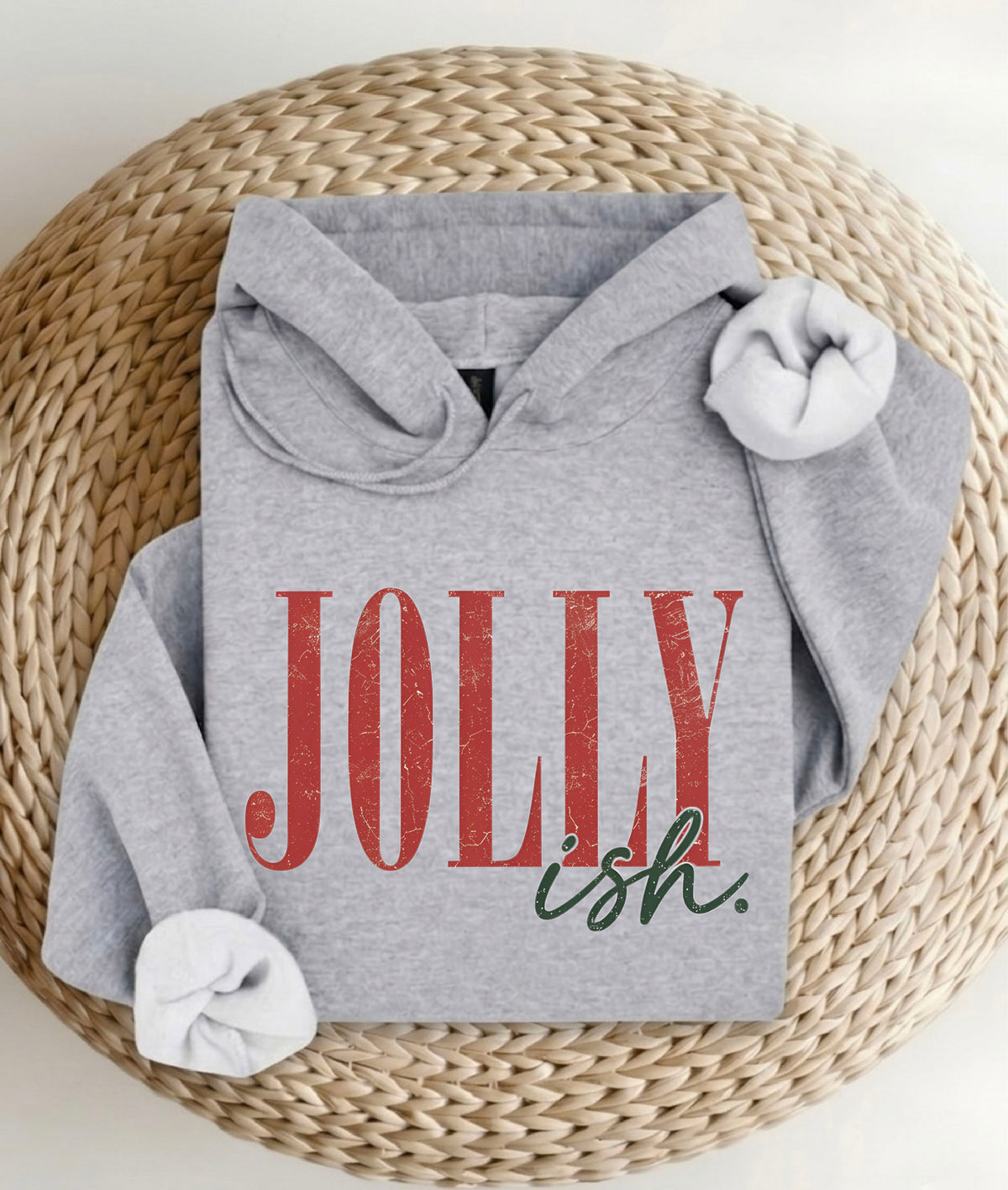 Jolly-Ish Shirt | Retro Christmas Sweatshirt | Funny Holiday Hoodie | Jolly Christmas Gift