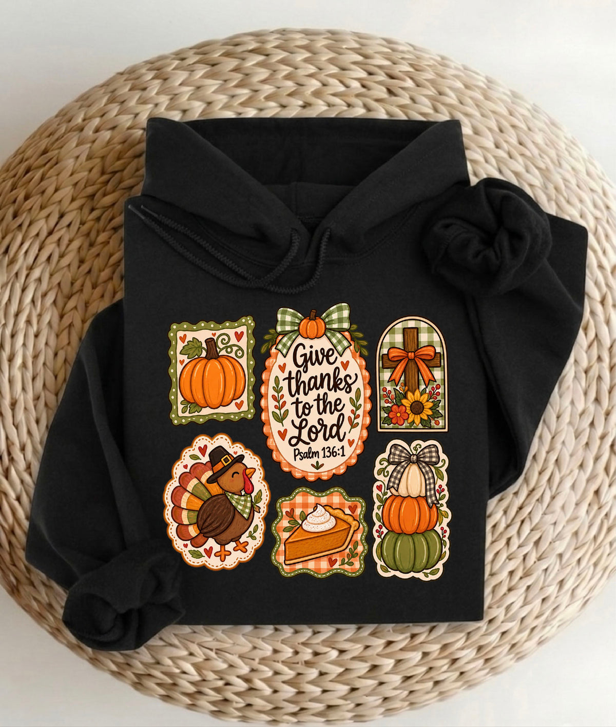 Give Thanks To The Lord Shirt | Christian Thanksgiving Sweatshirt | Fall Faith Hoodie | Bible Verse Gift