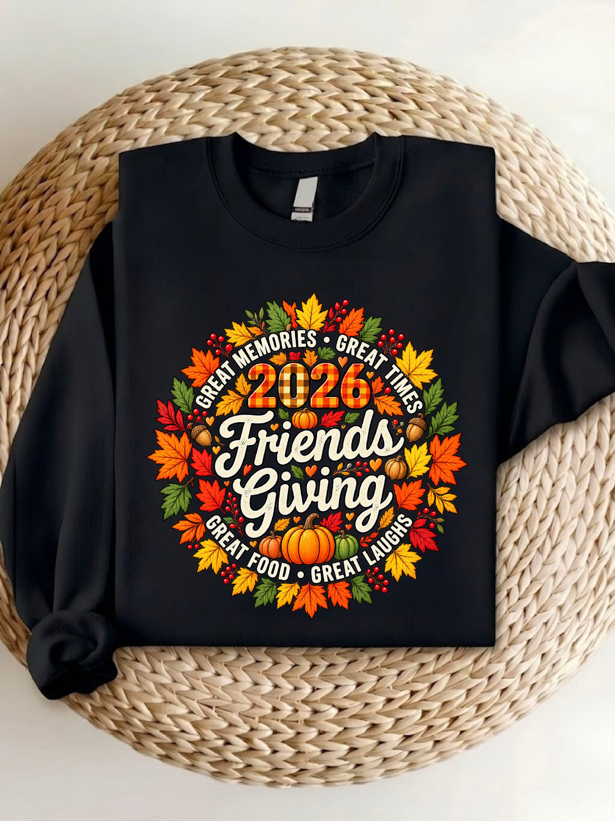 Friendsgiving 2026 Shirt | Matching Friendsgiving Crew Sweatshirt | Funny Thanksgiving Friends Reunion Hoodie