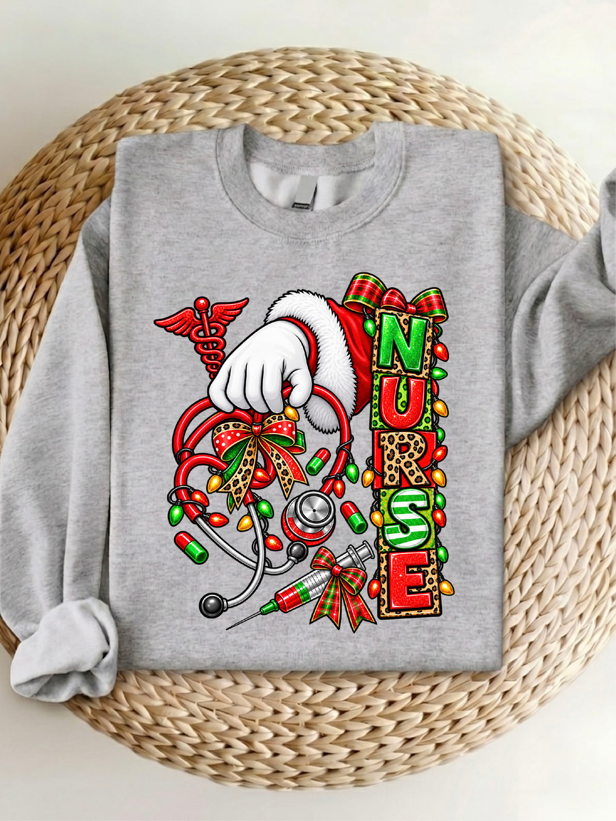 Nurse Xmas T-Shirt, Sweatshirt, Hoodie