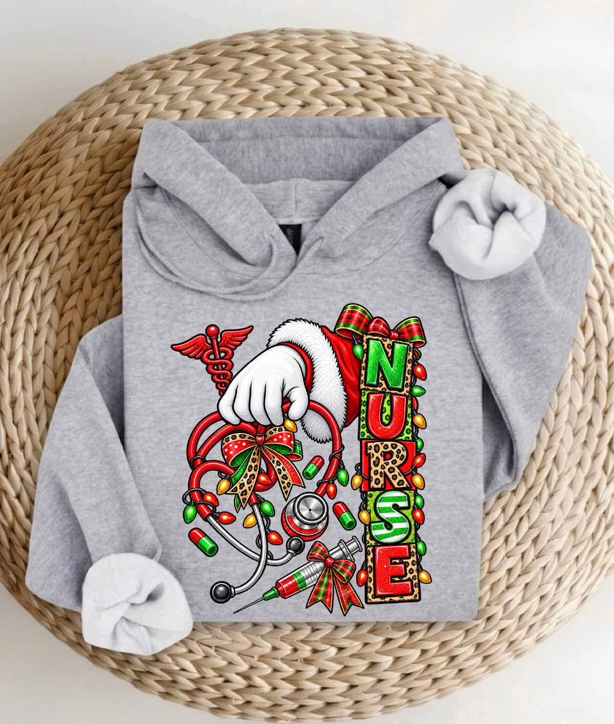Nurse Xmas T-Shirt, Sweatshirt, Hoodie