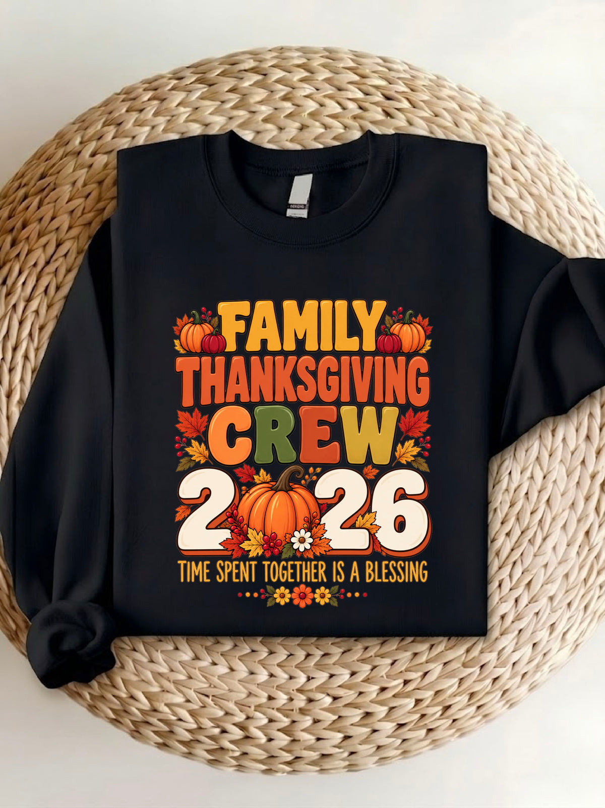 Family Thanksgiving Crew 2026 Shirt | Thanksgiving Reunion Sweatshirt | Holiday Party Hoodie
