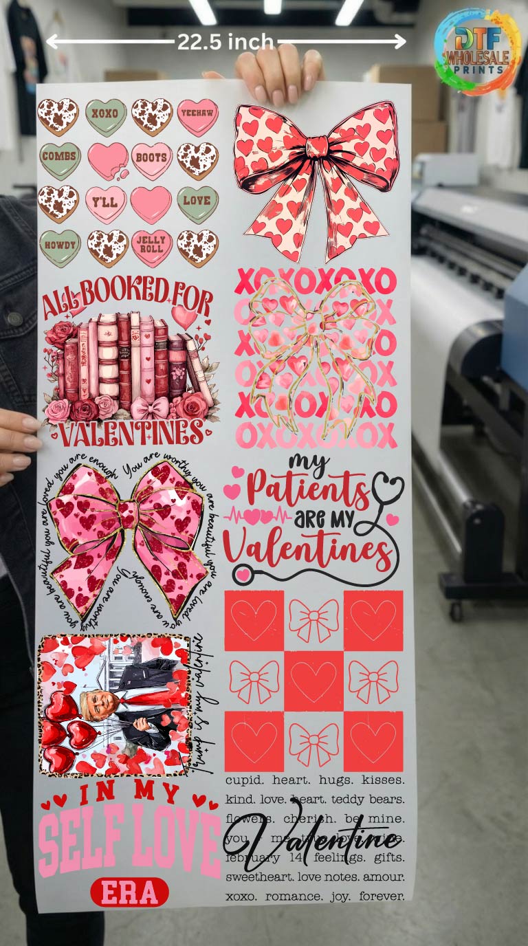 Galentine Anti-Valentine Designs DTF Gang Sheet