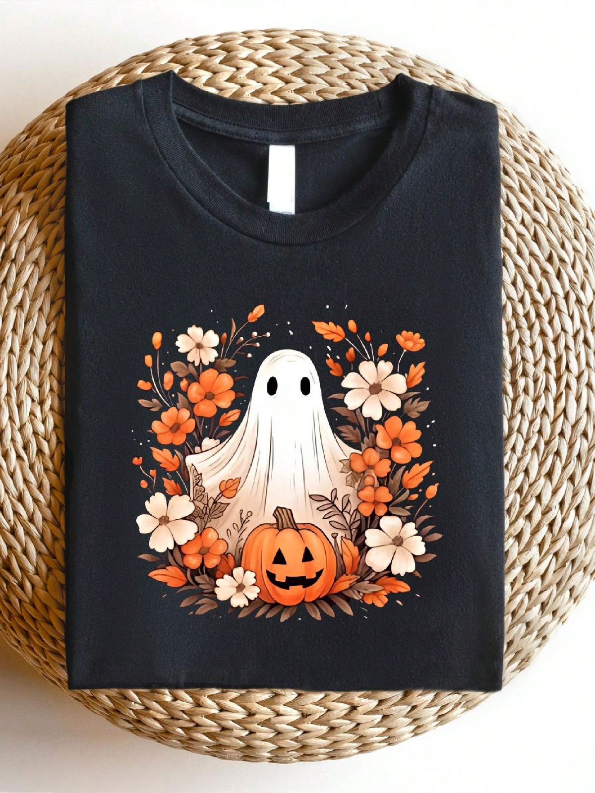 Fall Ghost Pumpkin T-Shirt