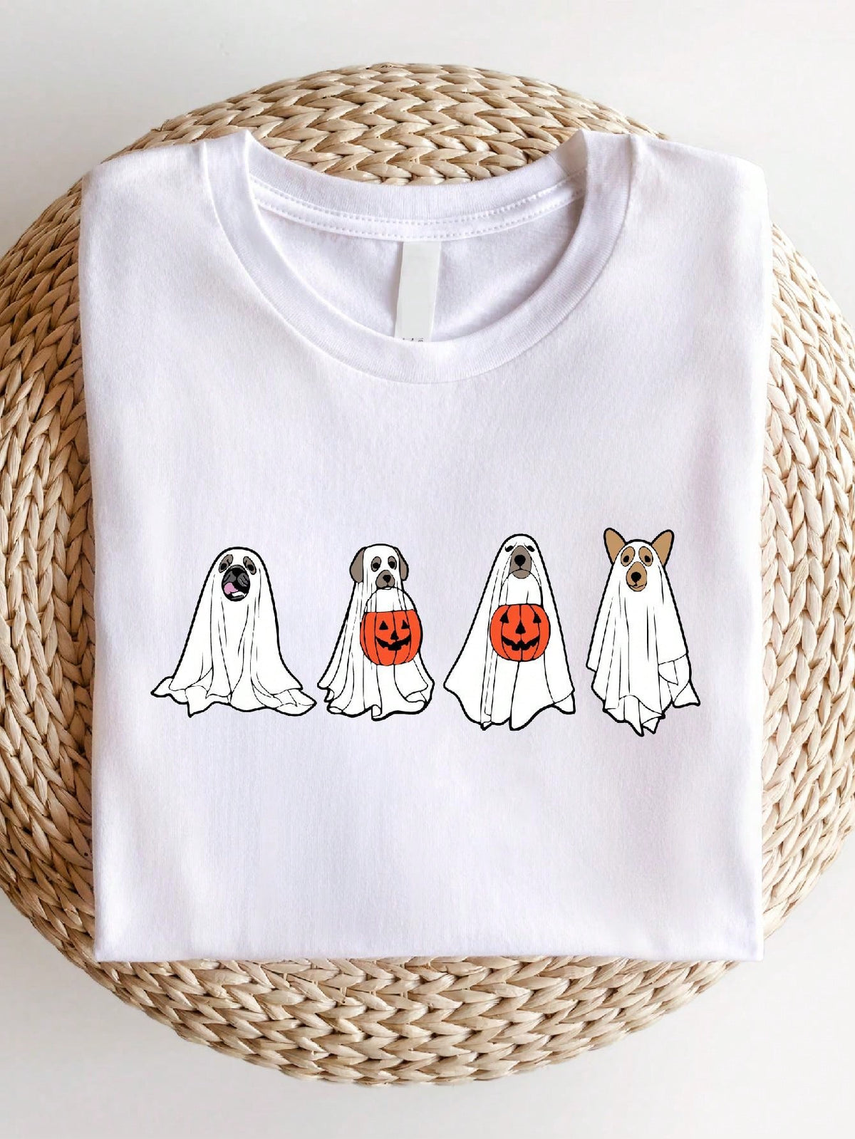 Halloween Ghost Dog T-Shirt