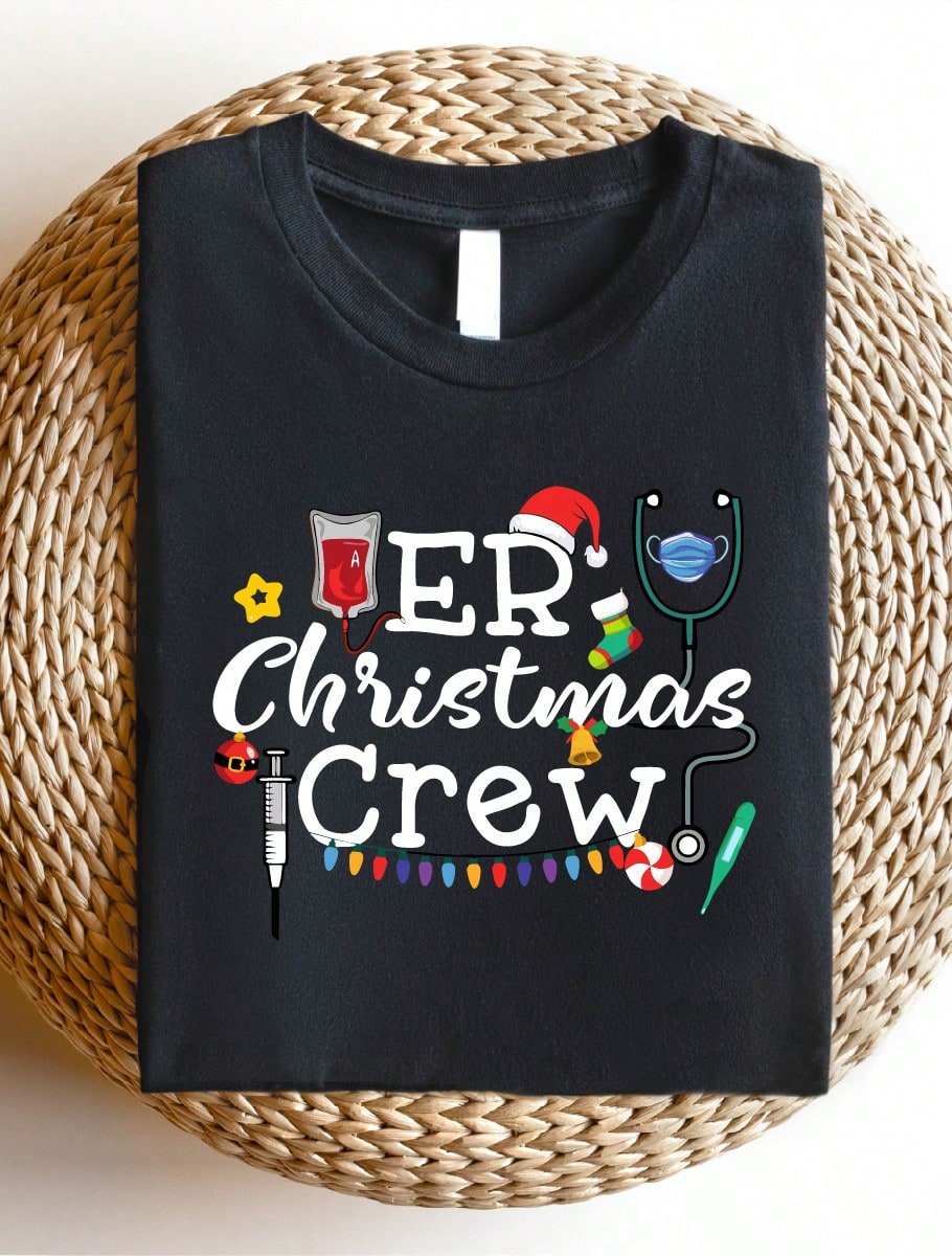 ER Christmas Crew T-Shirt
