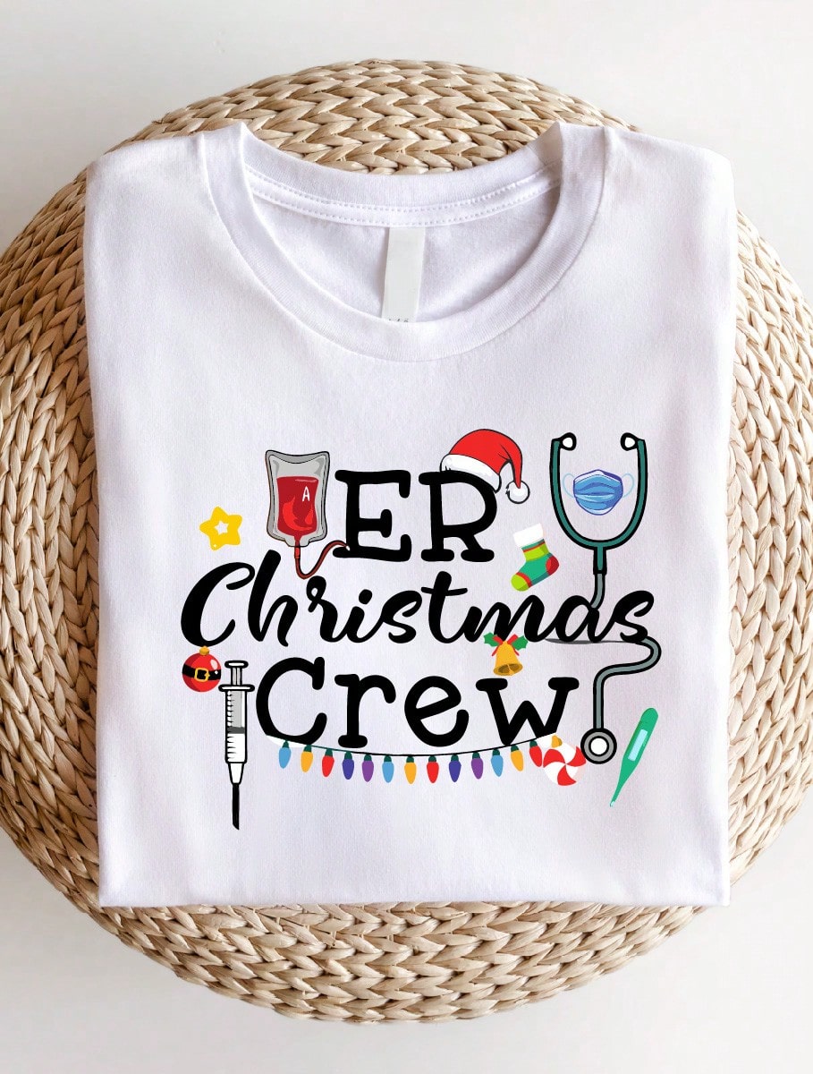 ER Christmas Crew T-Shirt