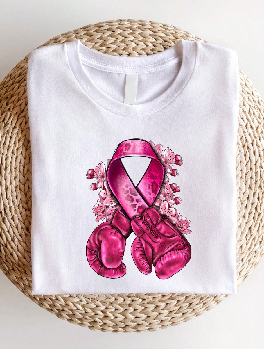 Breast Cancer Boxing Gloves T-Shirt