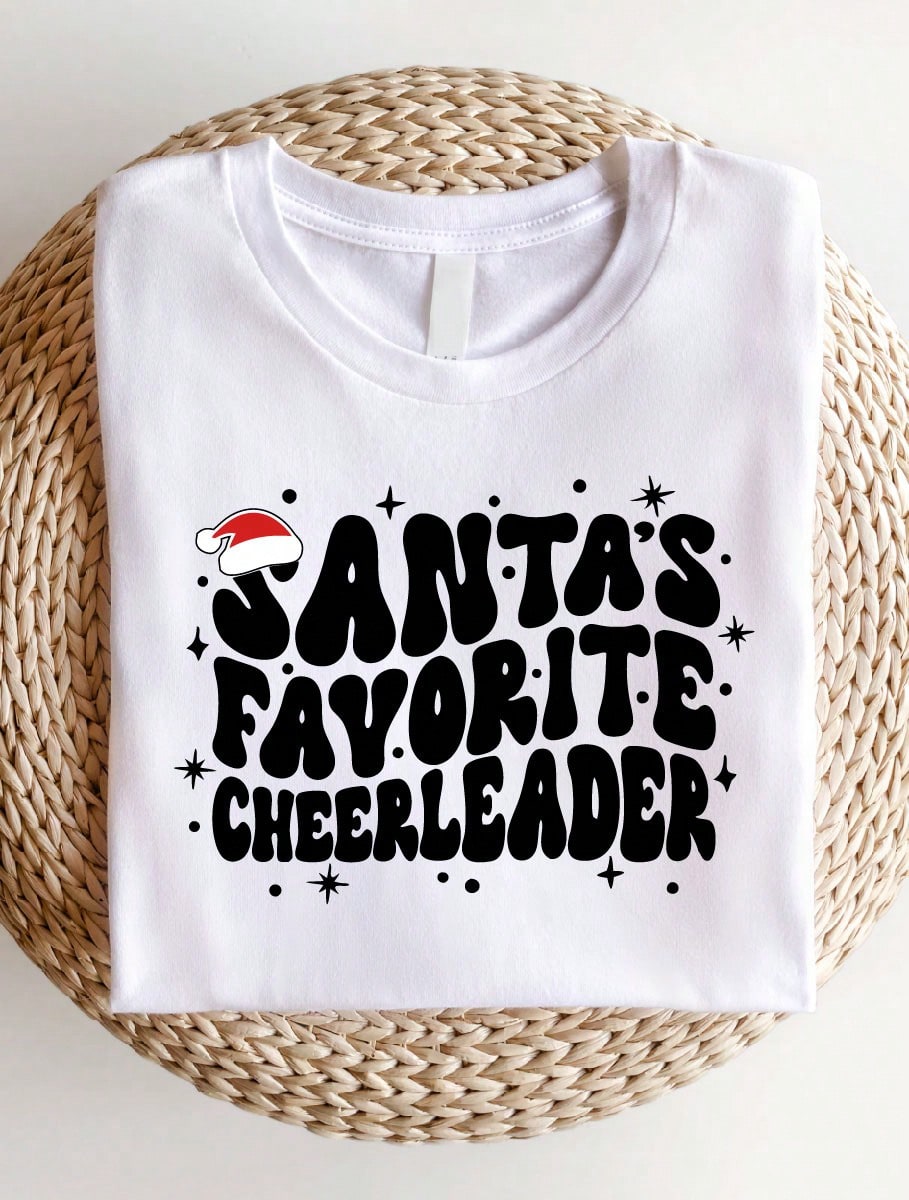Santa's Favorite Cheerleader T-Shirt