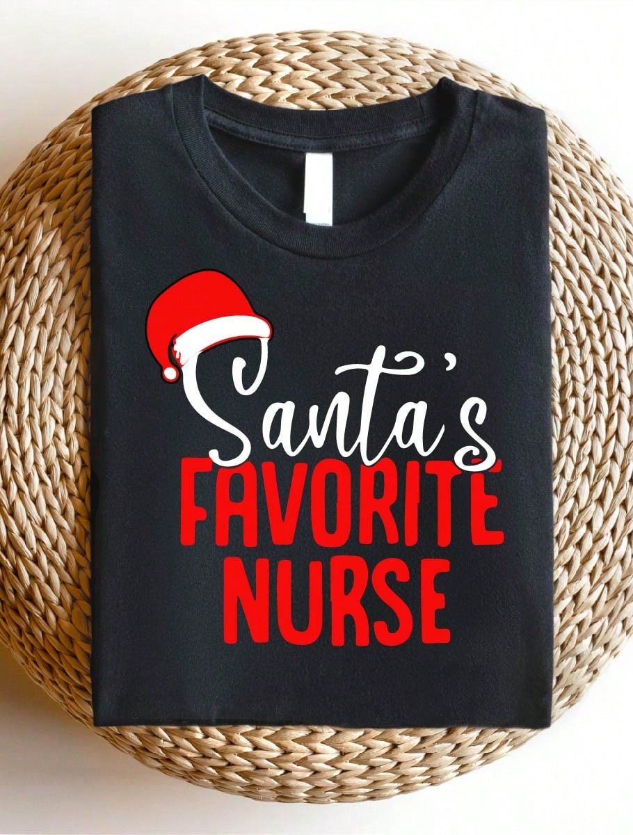 Santa Favorite Nurse T-Shirt