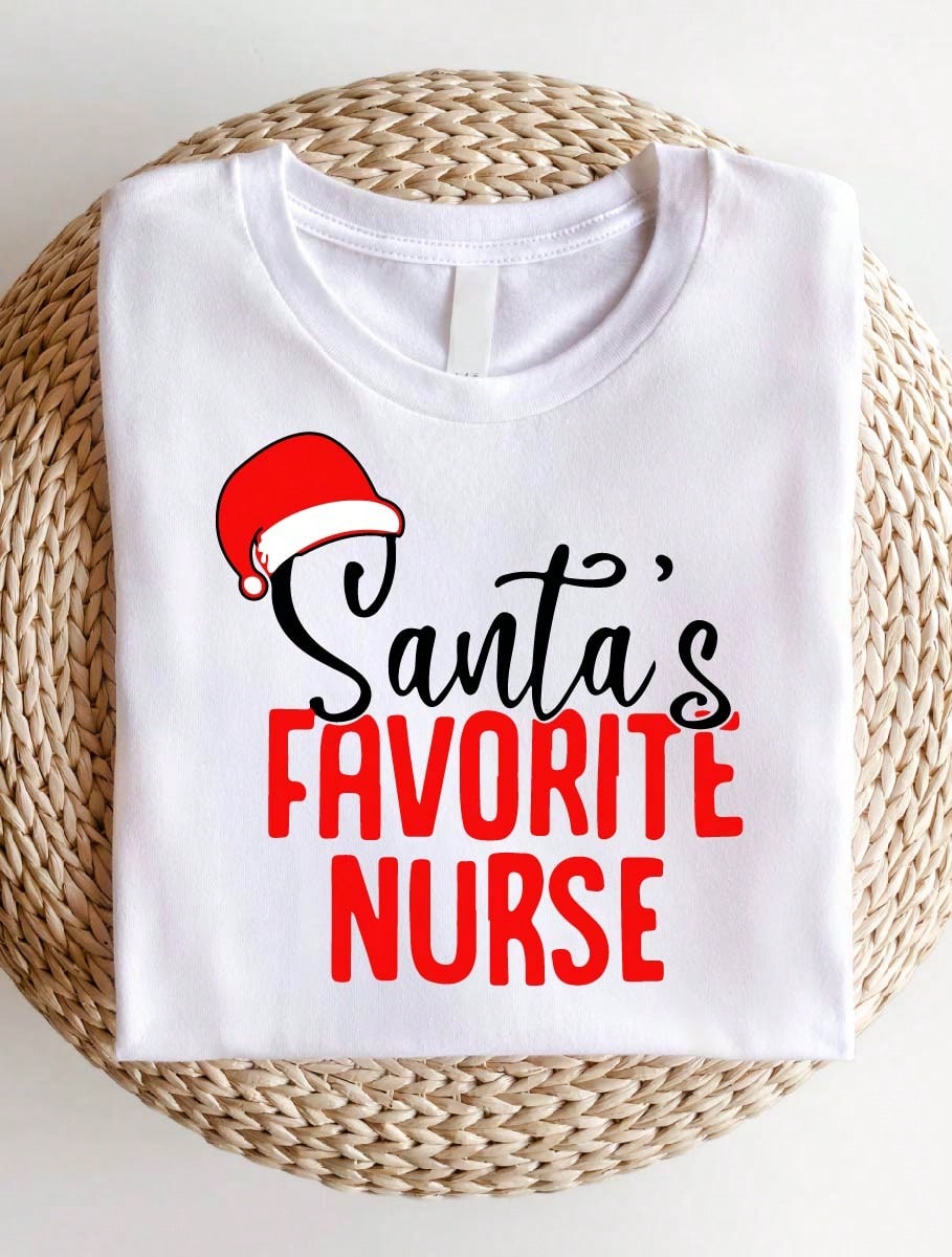 Santa Favorite Nurse T-Shirt