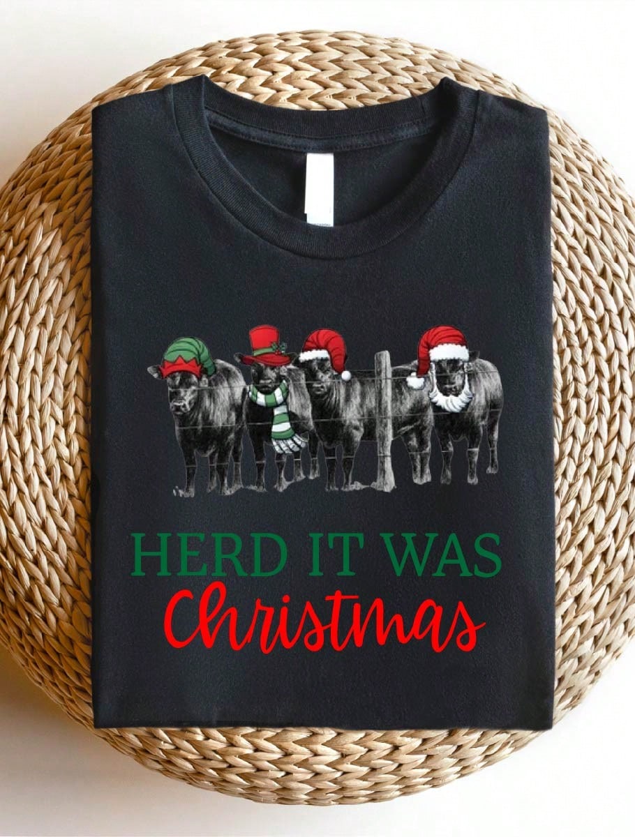 Herd It Was Christmas T-Shirt