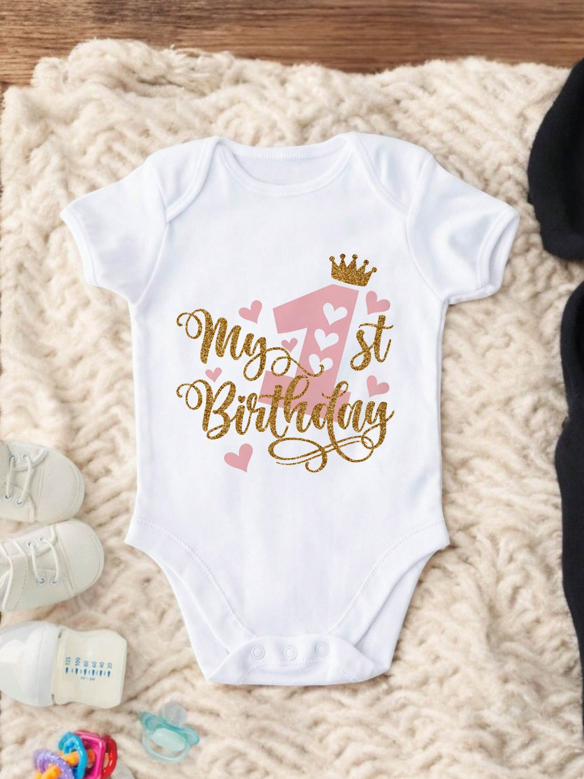My First Birthday Toddler Bodysuit