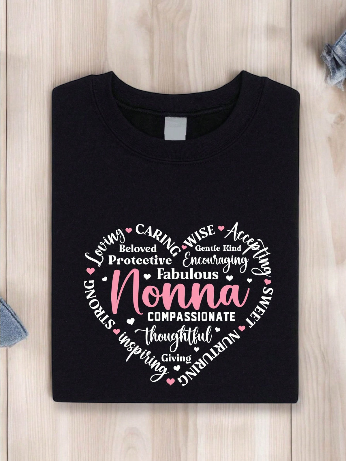 Nonna Loving Beloved Caring Wise Sweet Giving T-Shirt