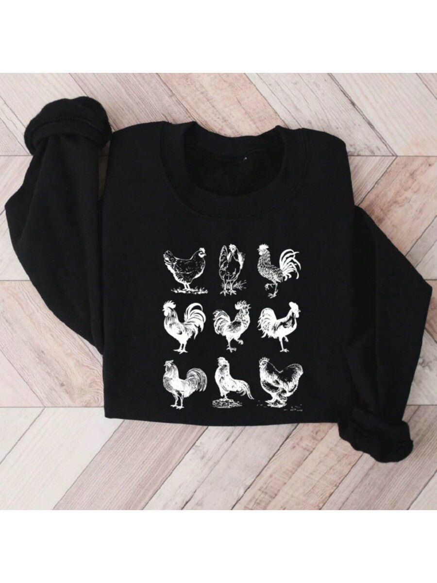 Vintage Chicken Sweatshirt