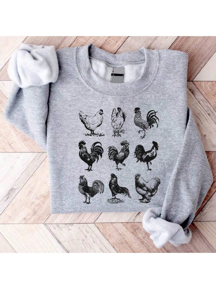 Vintage Chicken Sweatshirt