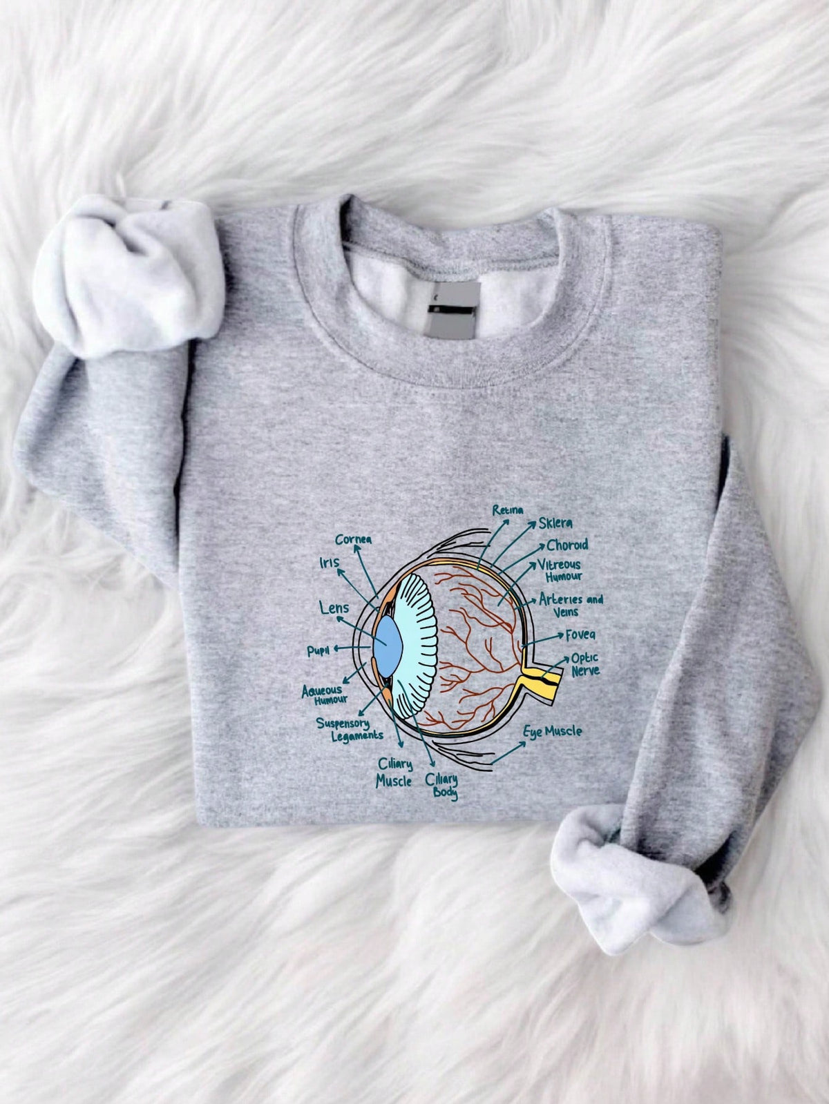 Eye Anatomy Sweatshirt
