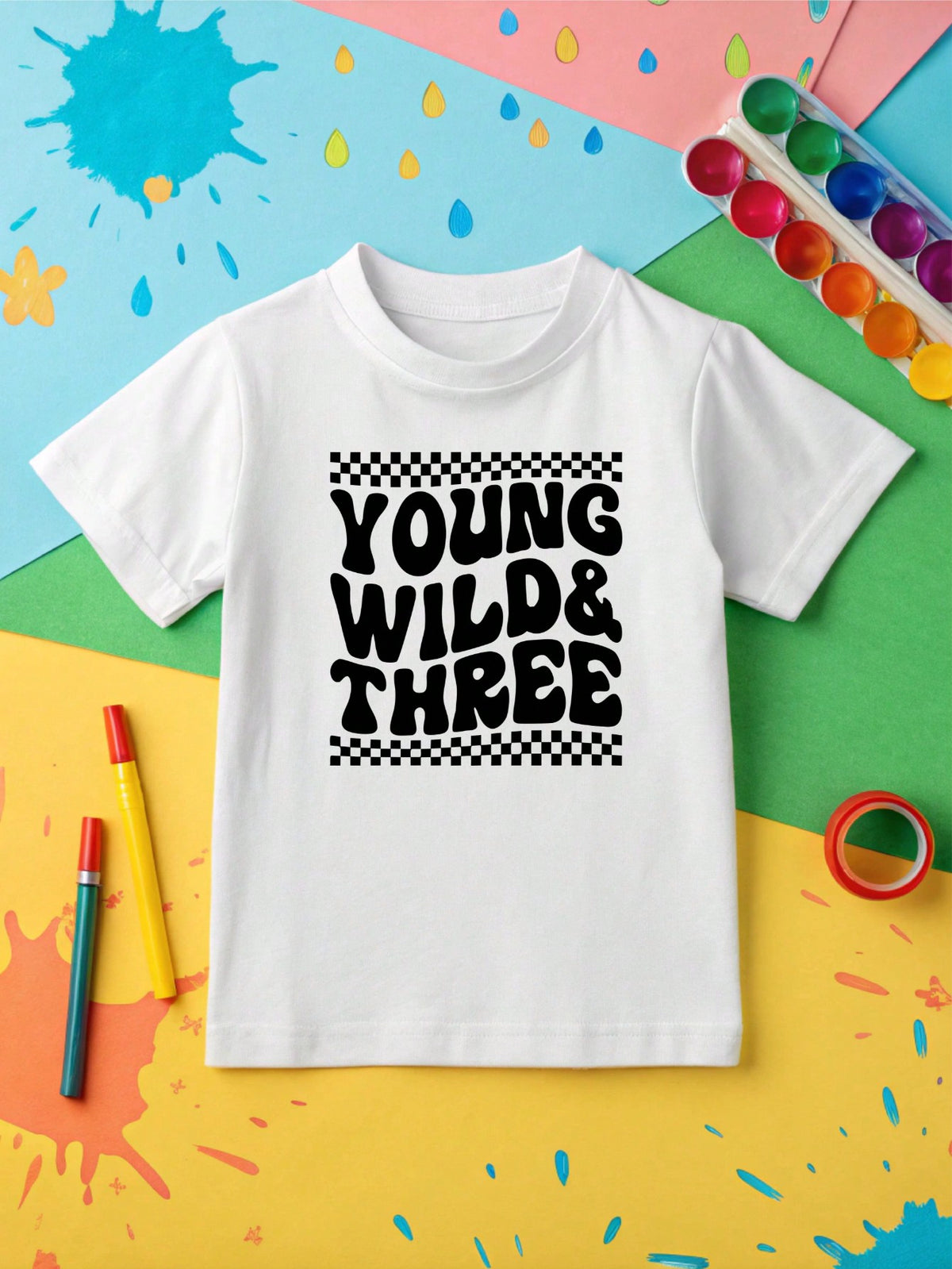 Young Wild And Three Kids Bodysuit