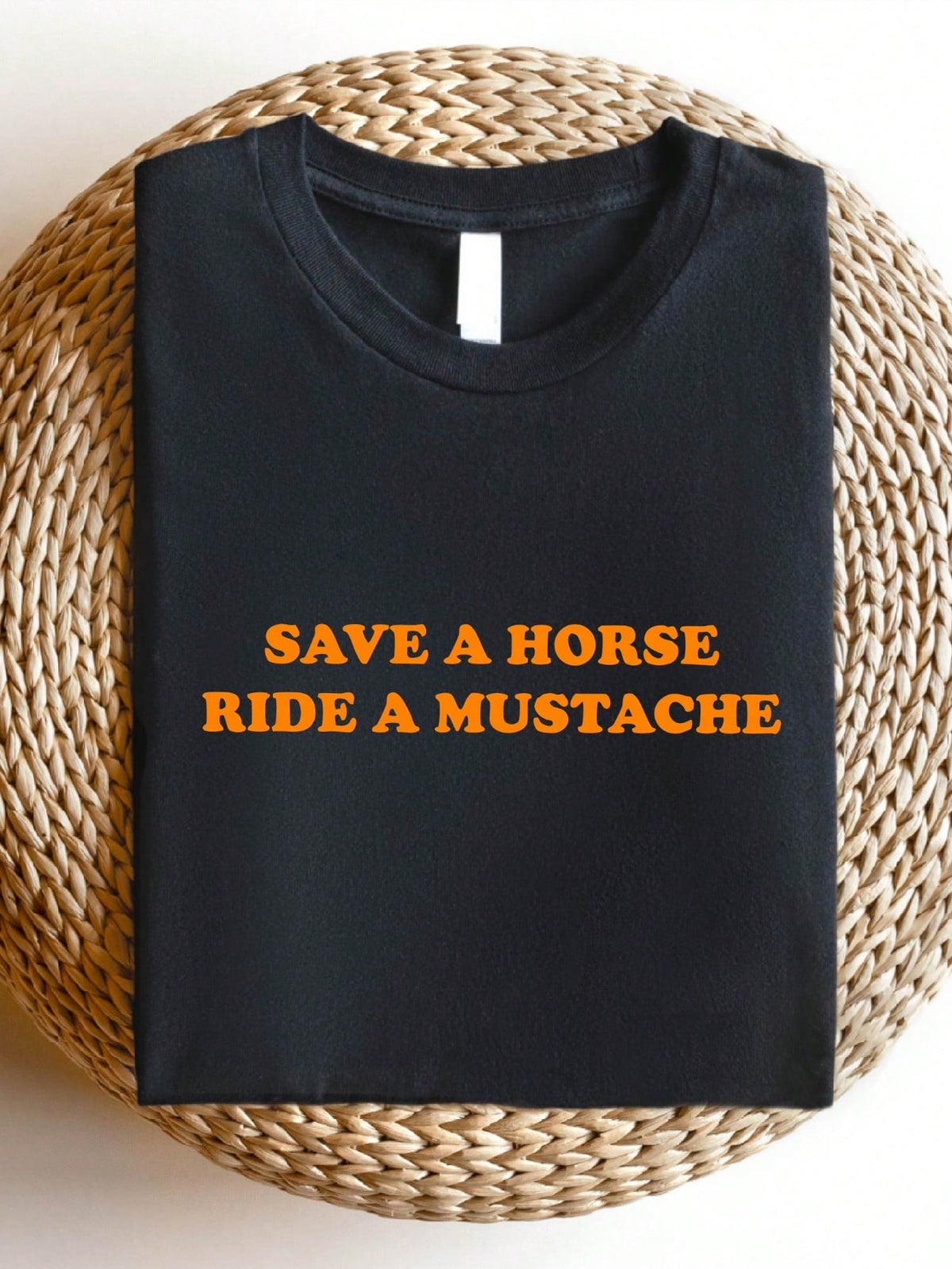 Save A Horse Ride A Mustache T-Shirt