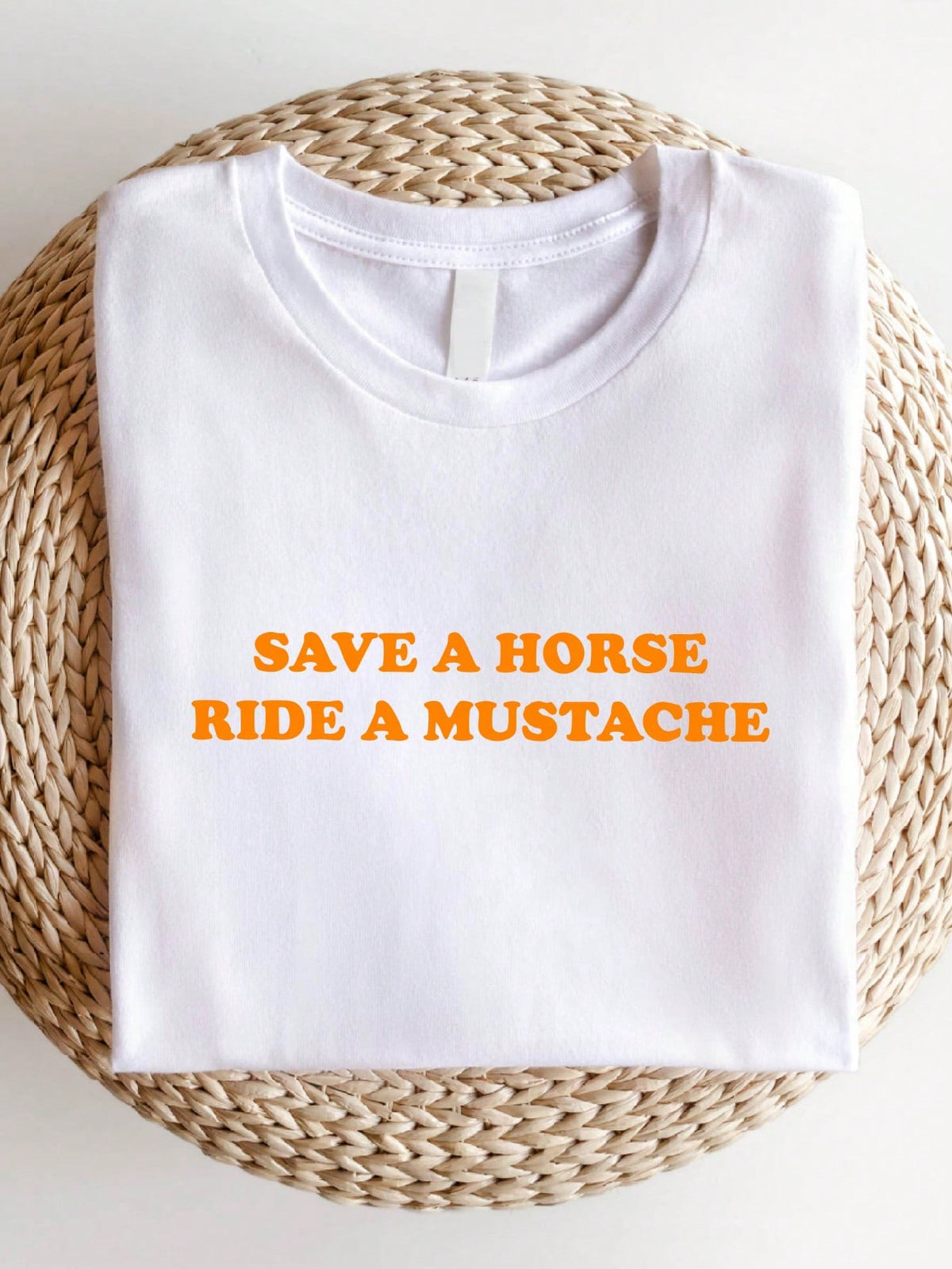 Save A Horse Ride A Mustache T-Shirt