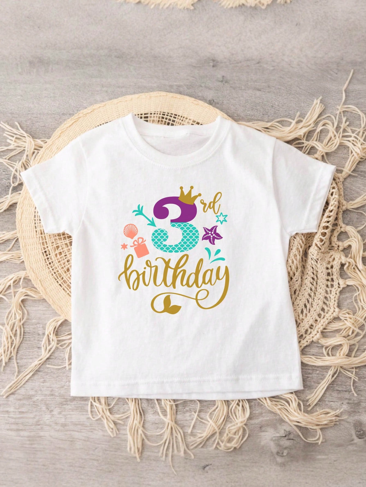 My Third Birthday Mermaid Kids T-Shirt