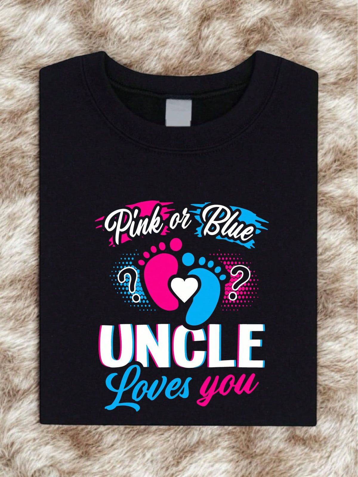 Pink Or Blue Uncle Loves You T-Shirt