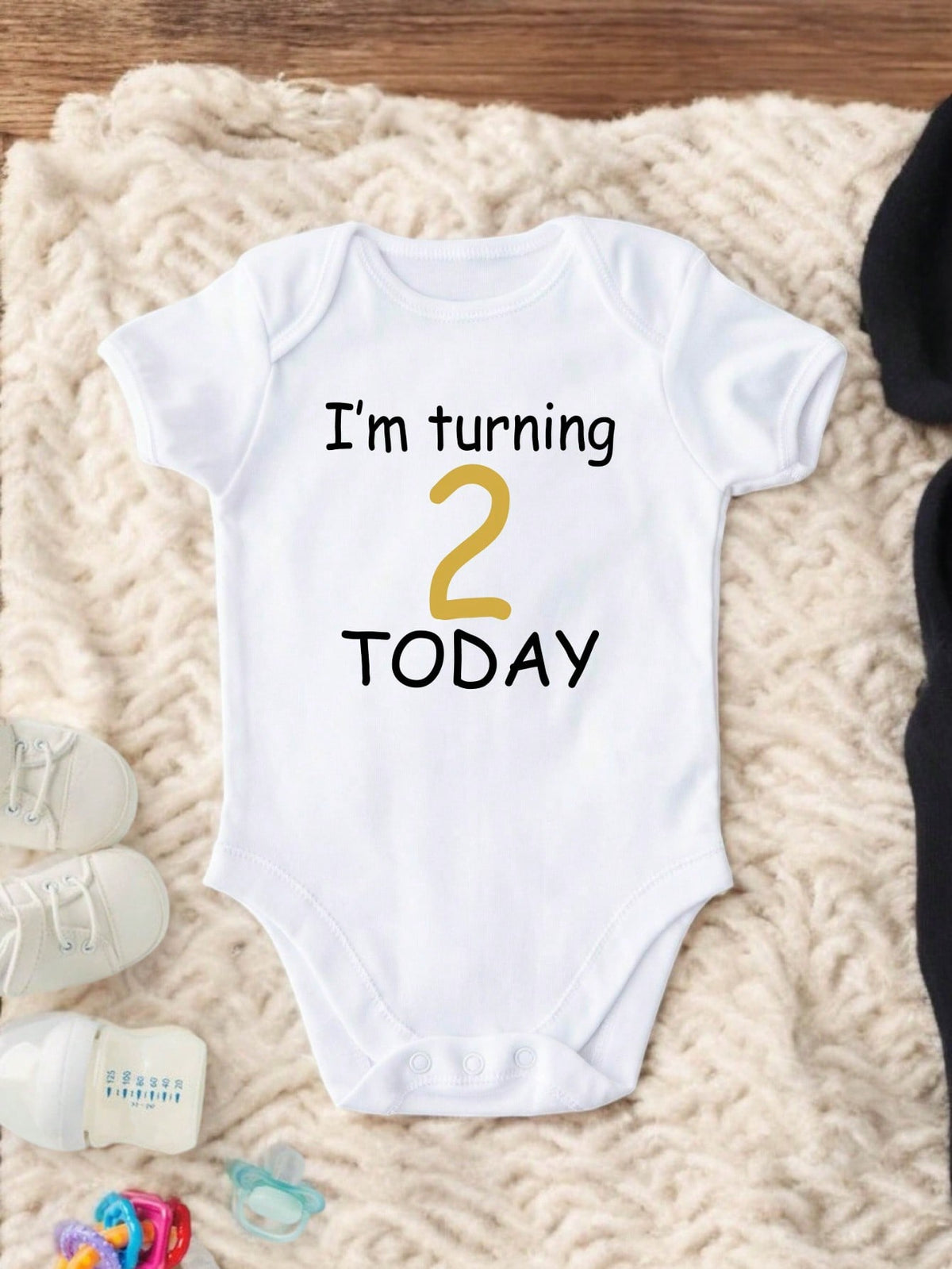 I'm Turning Two Today Bodysuit