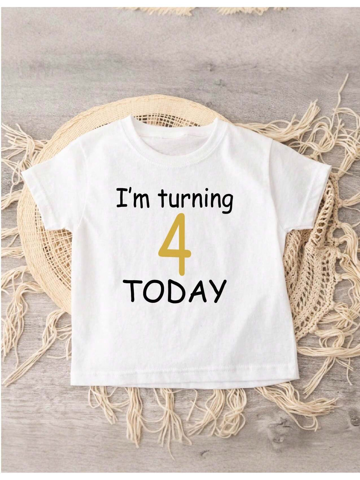 I Am Turning Four Today Kids T-Shirt