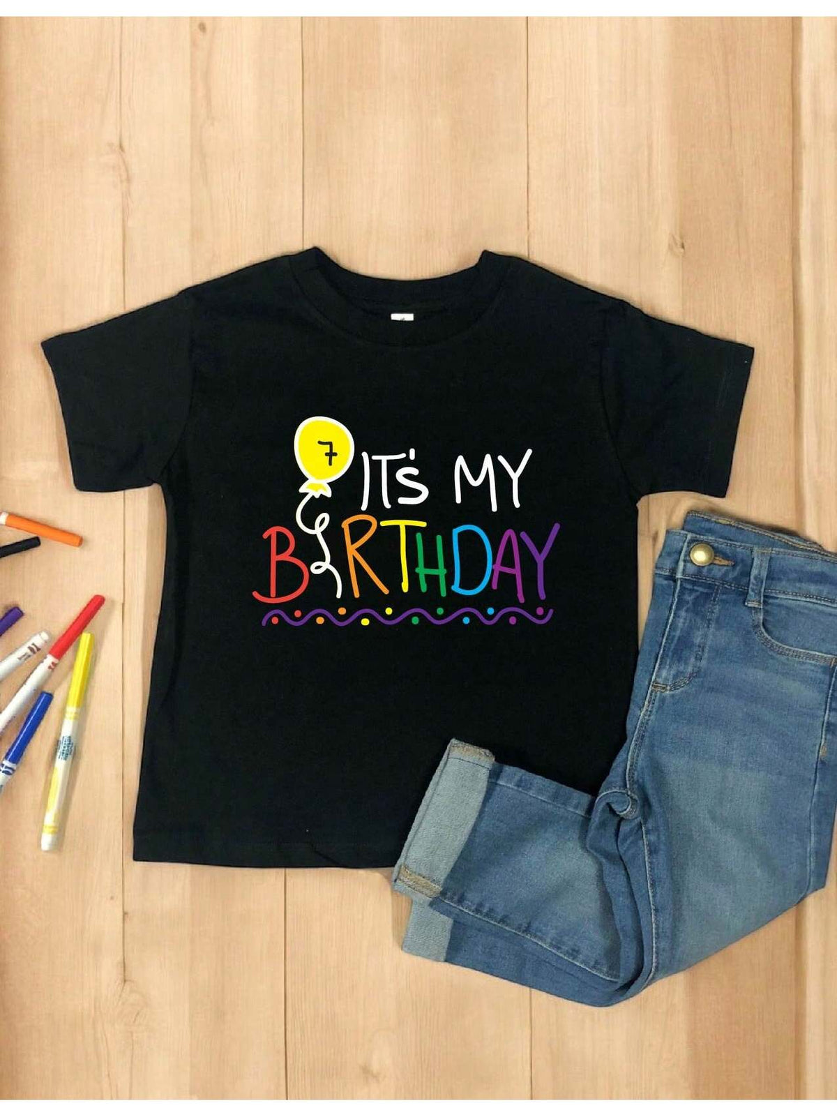 It's My Seventh Birthday Kids T-Shirt