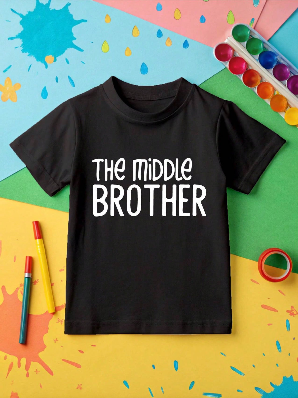 The Middle Brother Kids Bodysuit