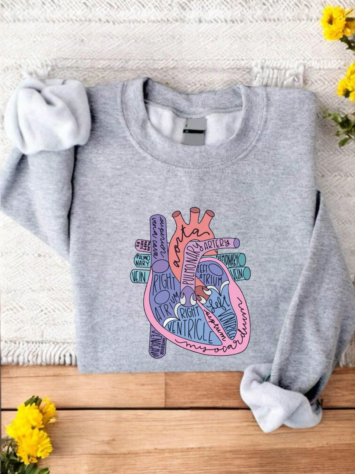 Heart Anatomy Sweatshirt