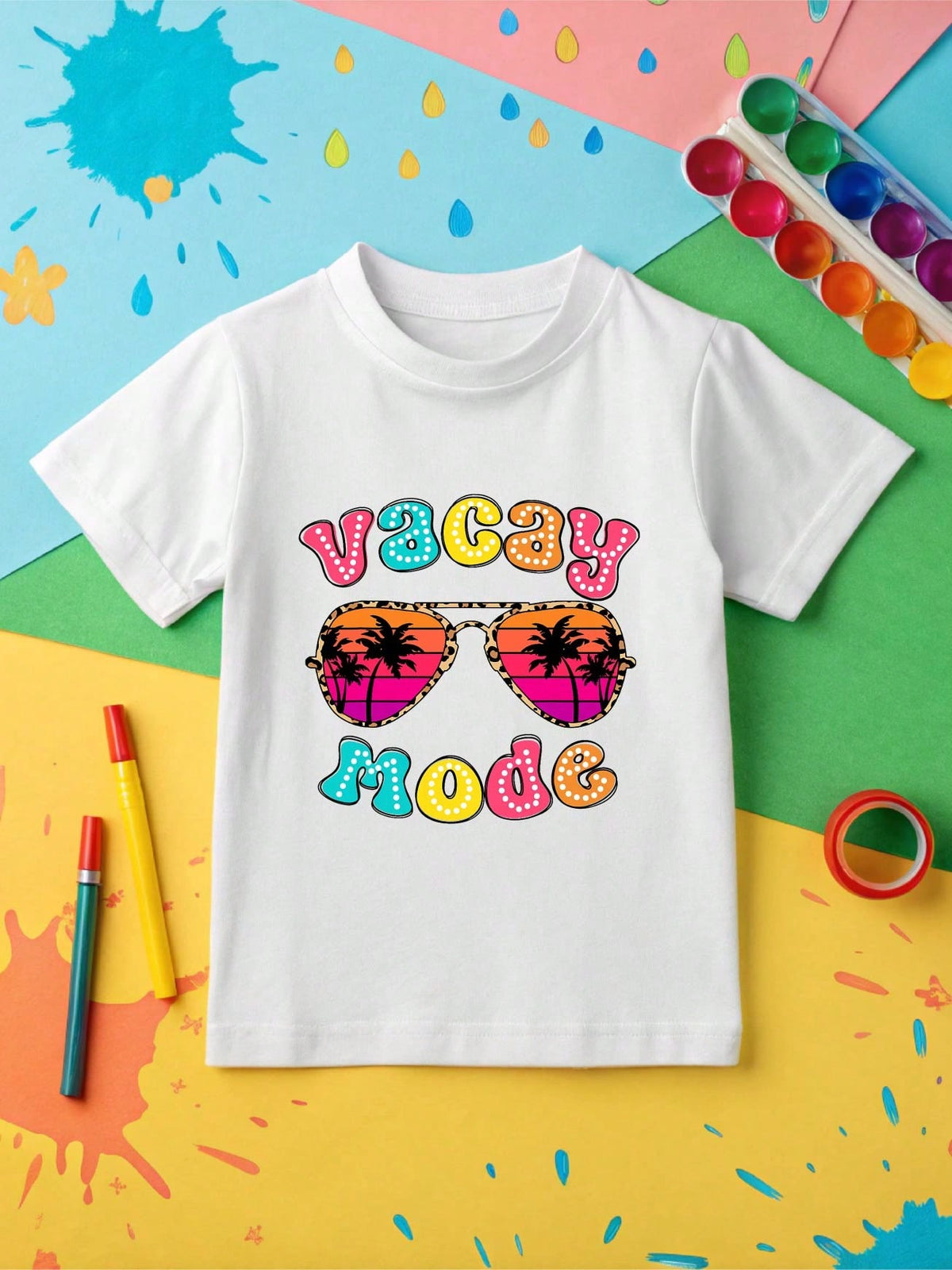 Vacay Mode Kids T-Shirt