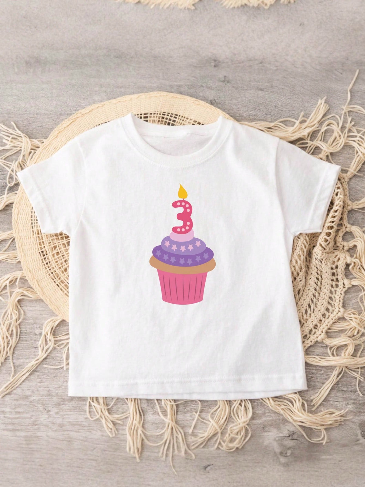 It's My Third Birthday Cupcake Kids T-Shirt