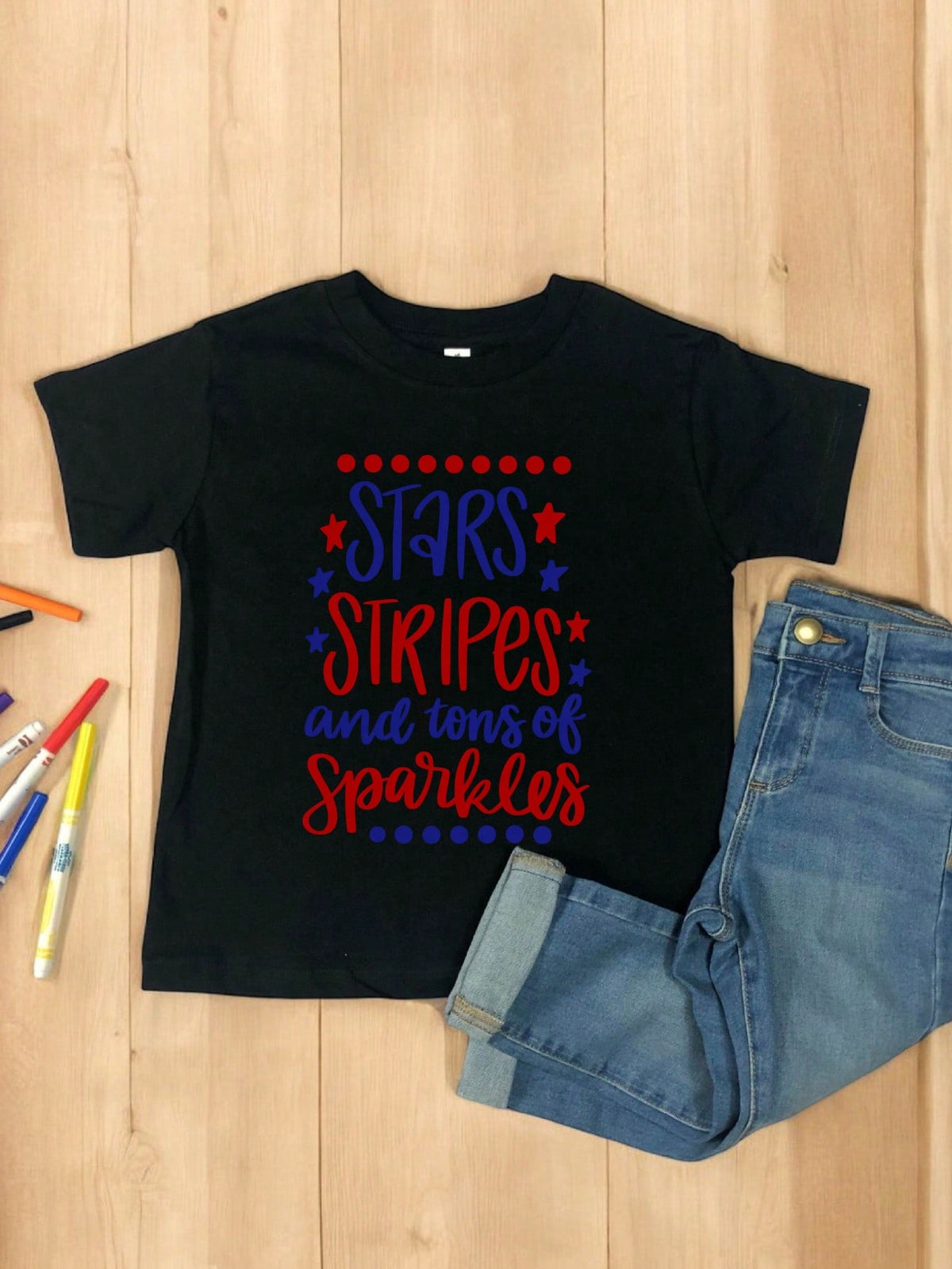 Stars Stripes And Sparkles T-Shirt