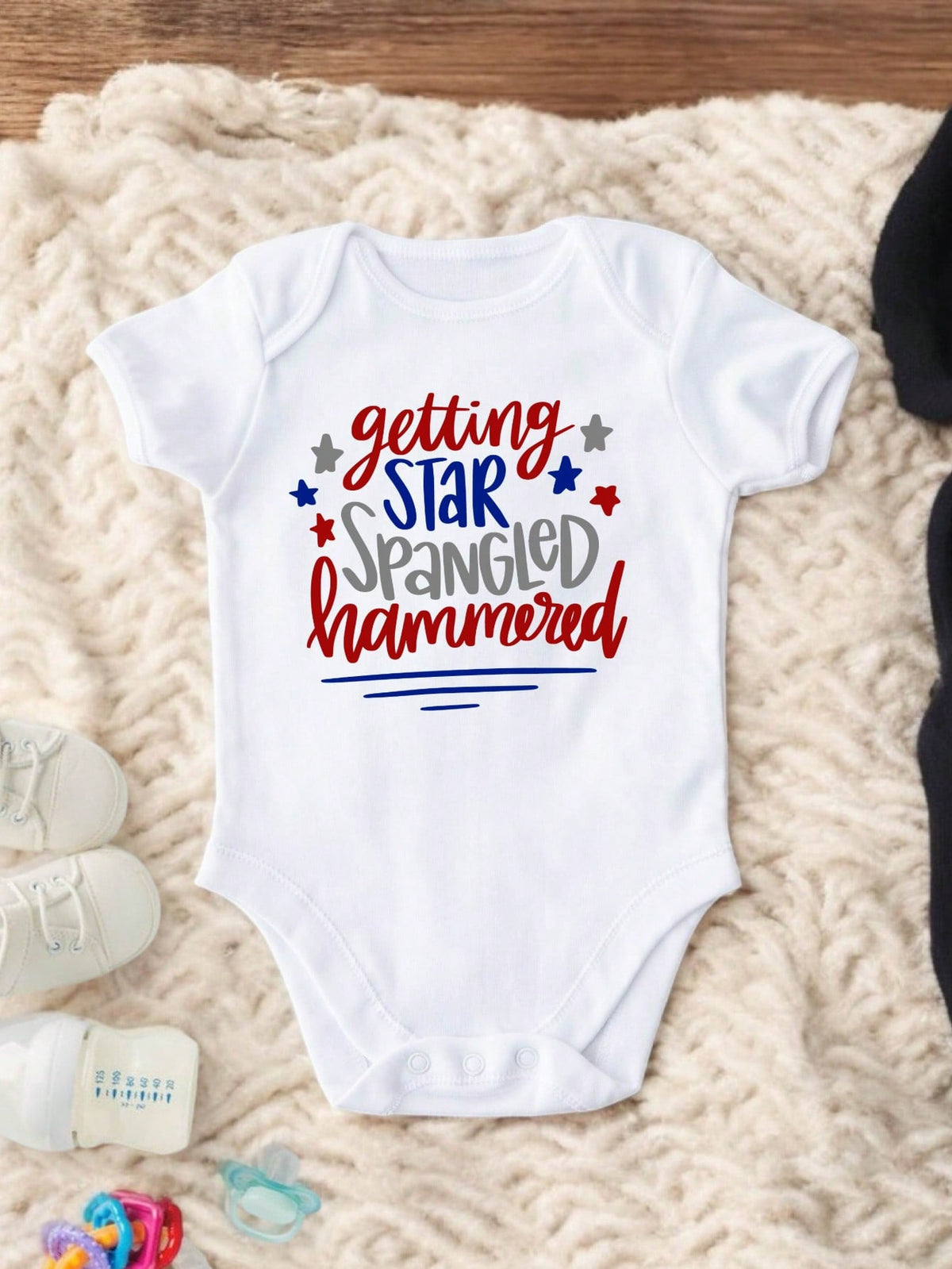 Getting Star Spangled Hammered Bodysuit