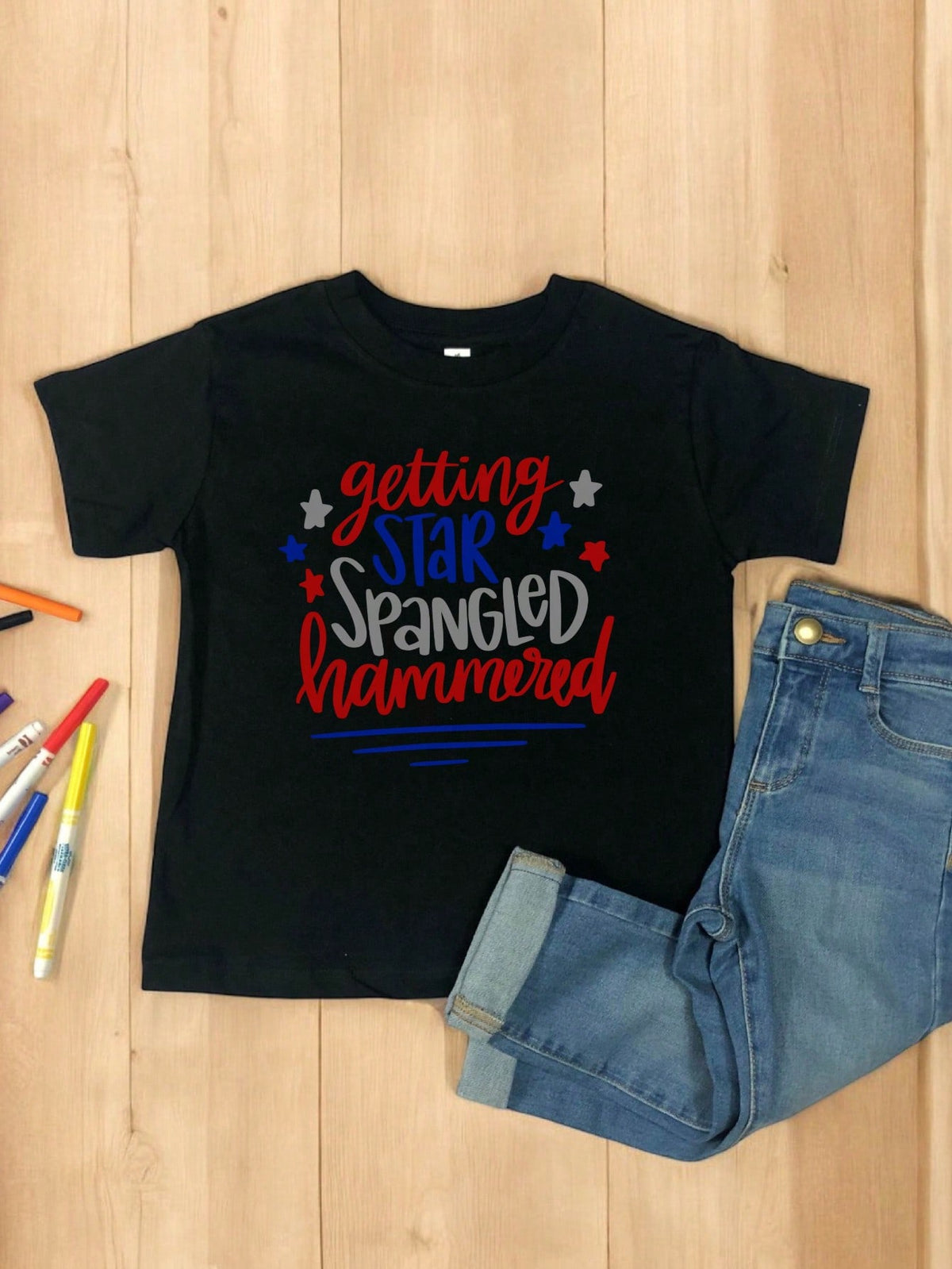 Getting Star Spangled Hammered T-Shirt