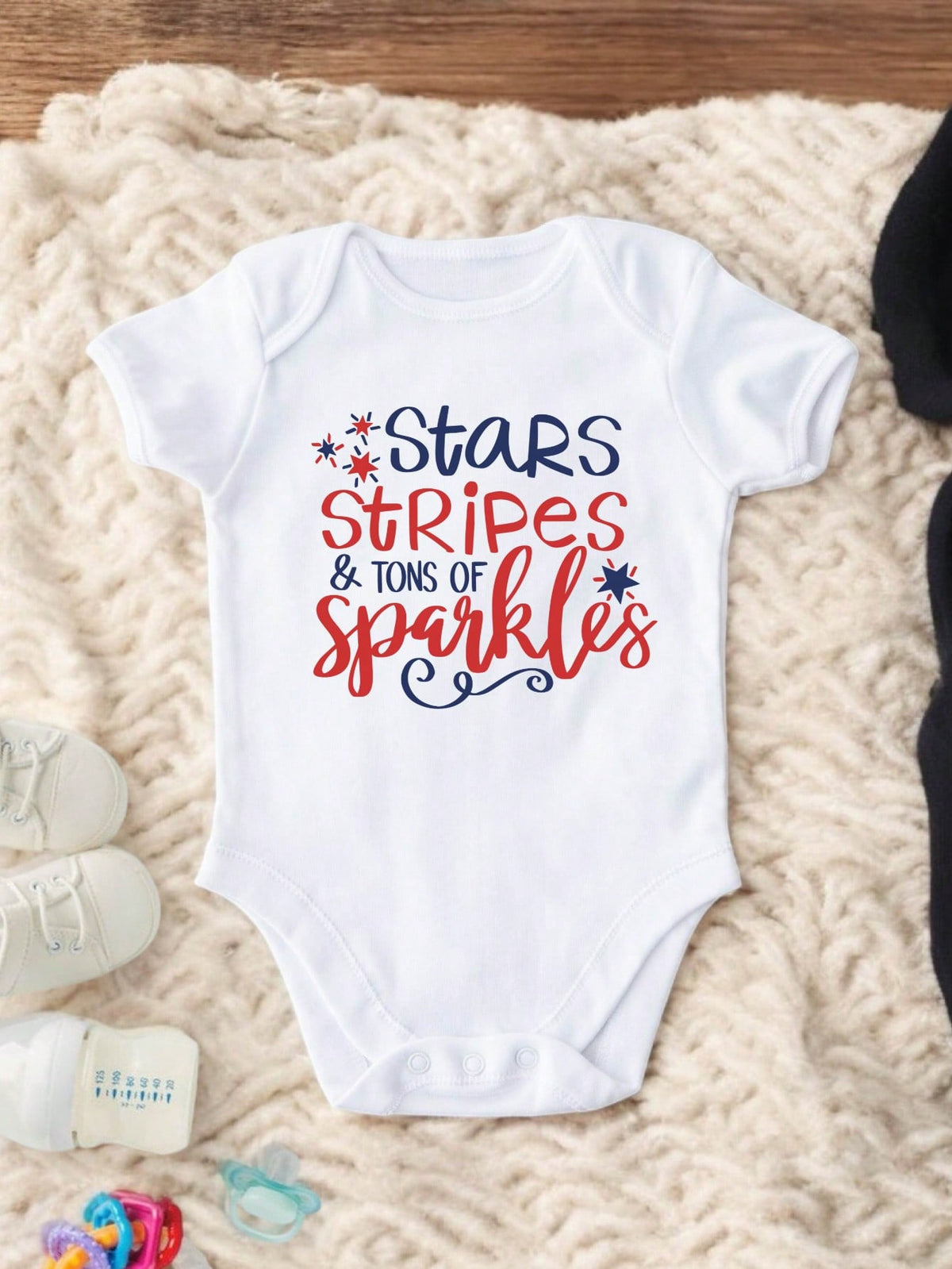 Stars Stripes And Tons Of Sparkles Bodysuit