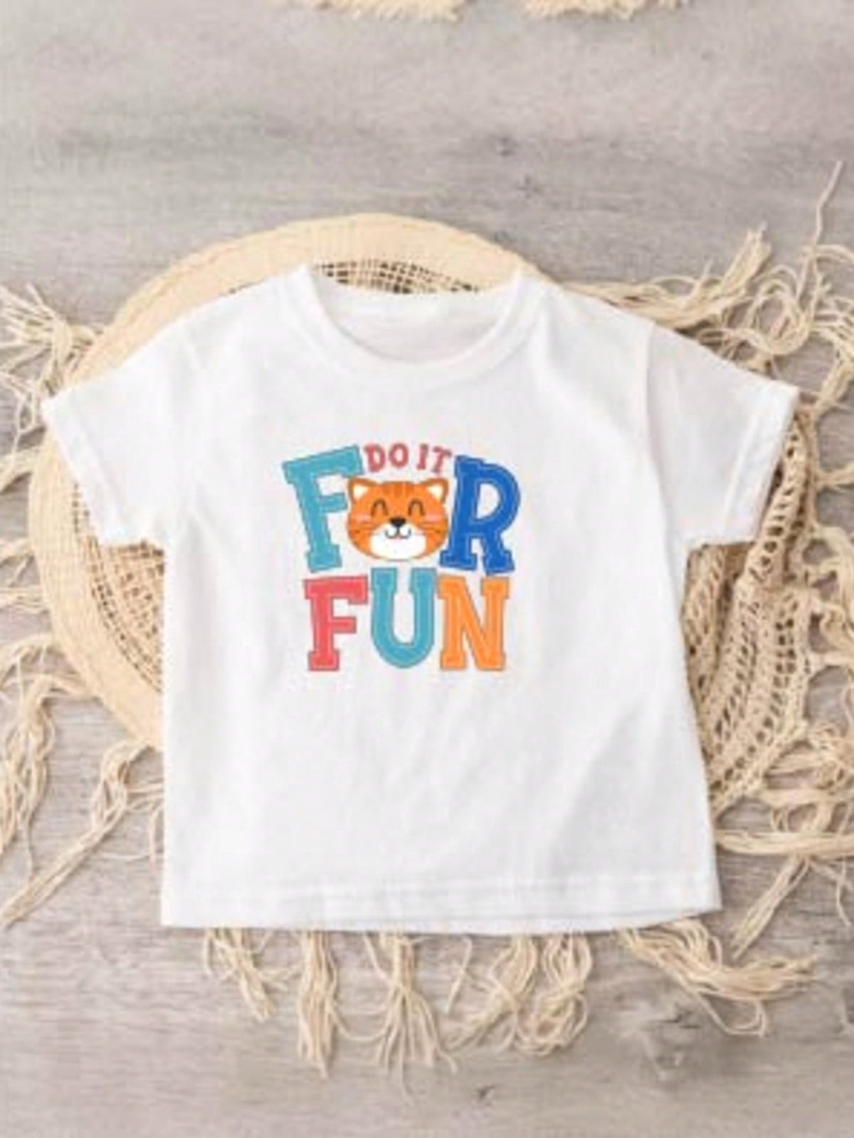 Do It For Fun Cat Kids T-Shirt