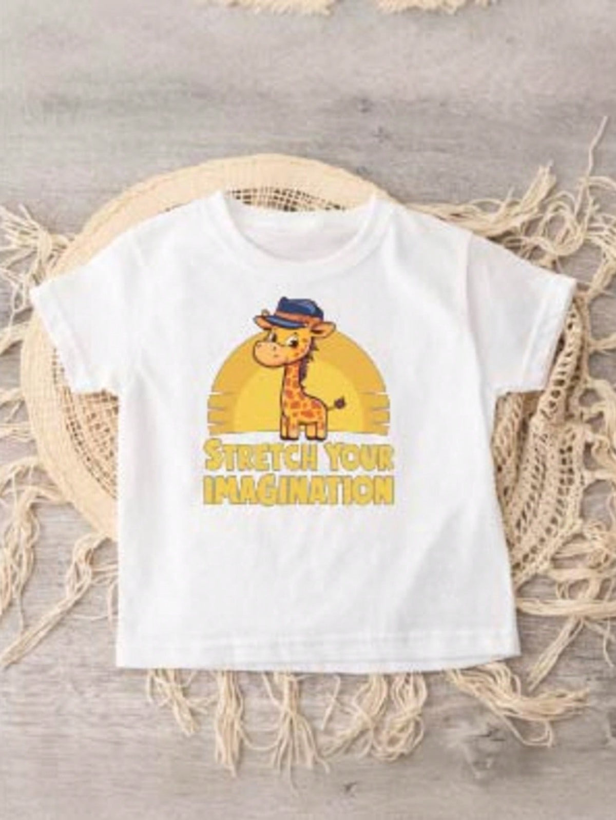 Stretch You Imagination Giraffe T-Shirt