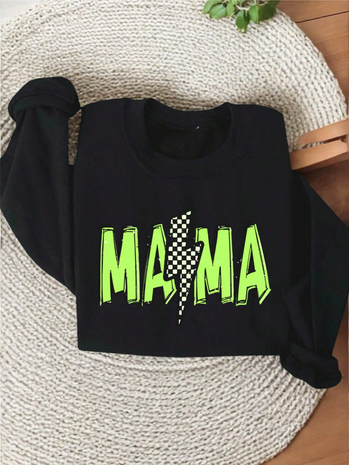 Checkered Mama Sweatshirt
